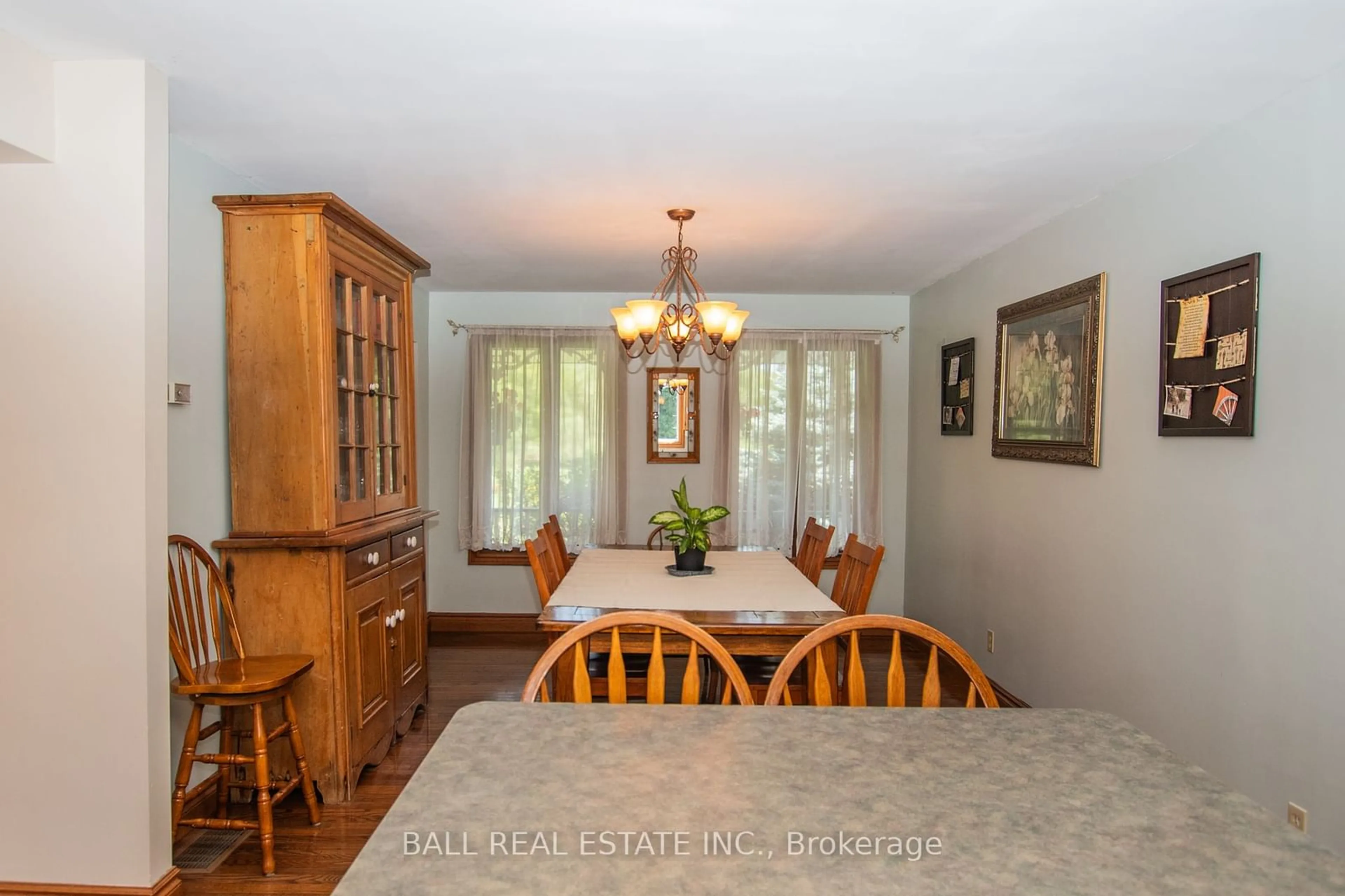 Dining room, wood floors, cottage for 344 Fuller Rd, Centre Hastings Ontario K0K 3H0