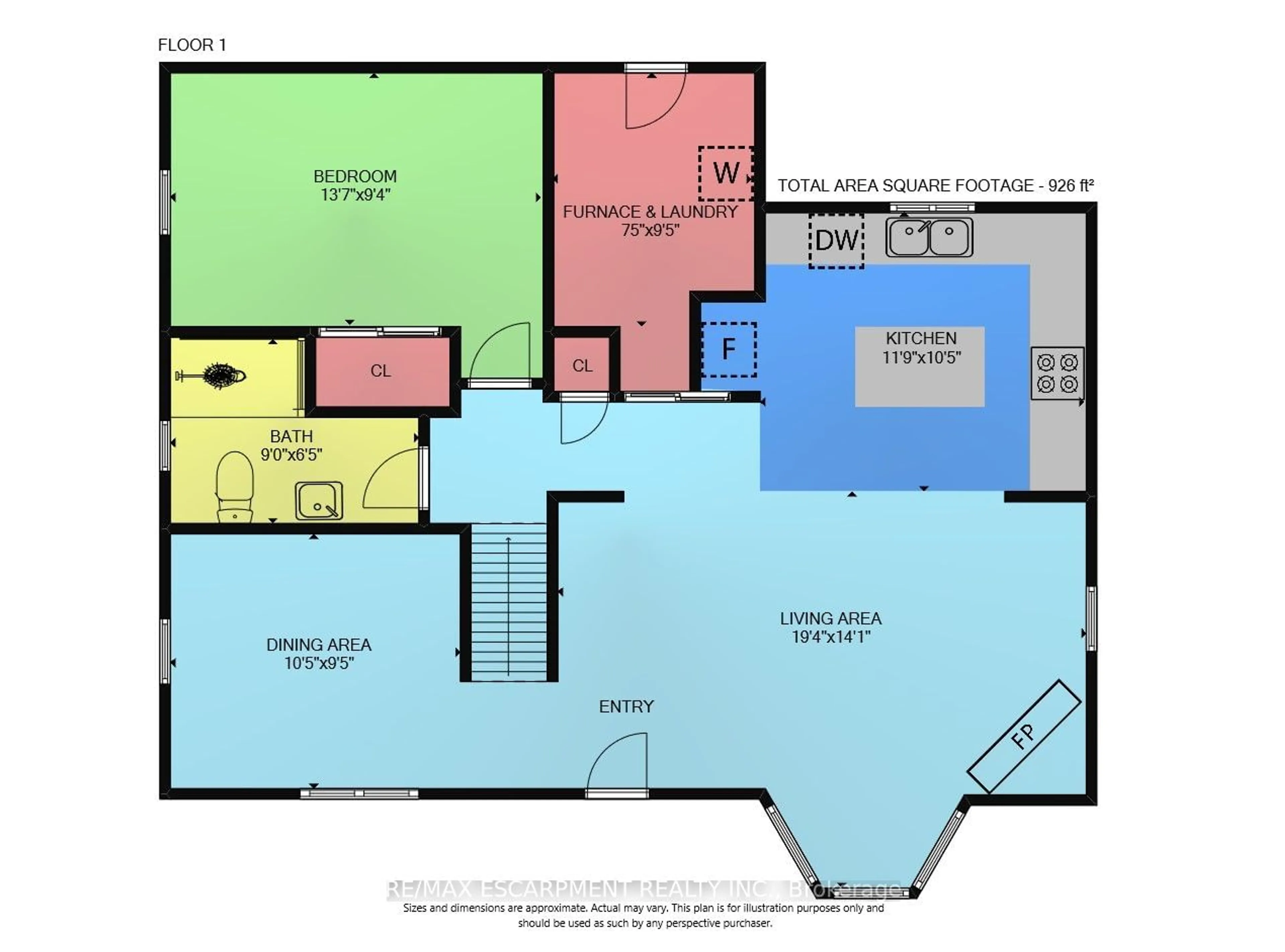 Floor plan for 456 Lakeview Rd, Fort Erie Ontario L2A 4W1