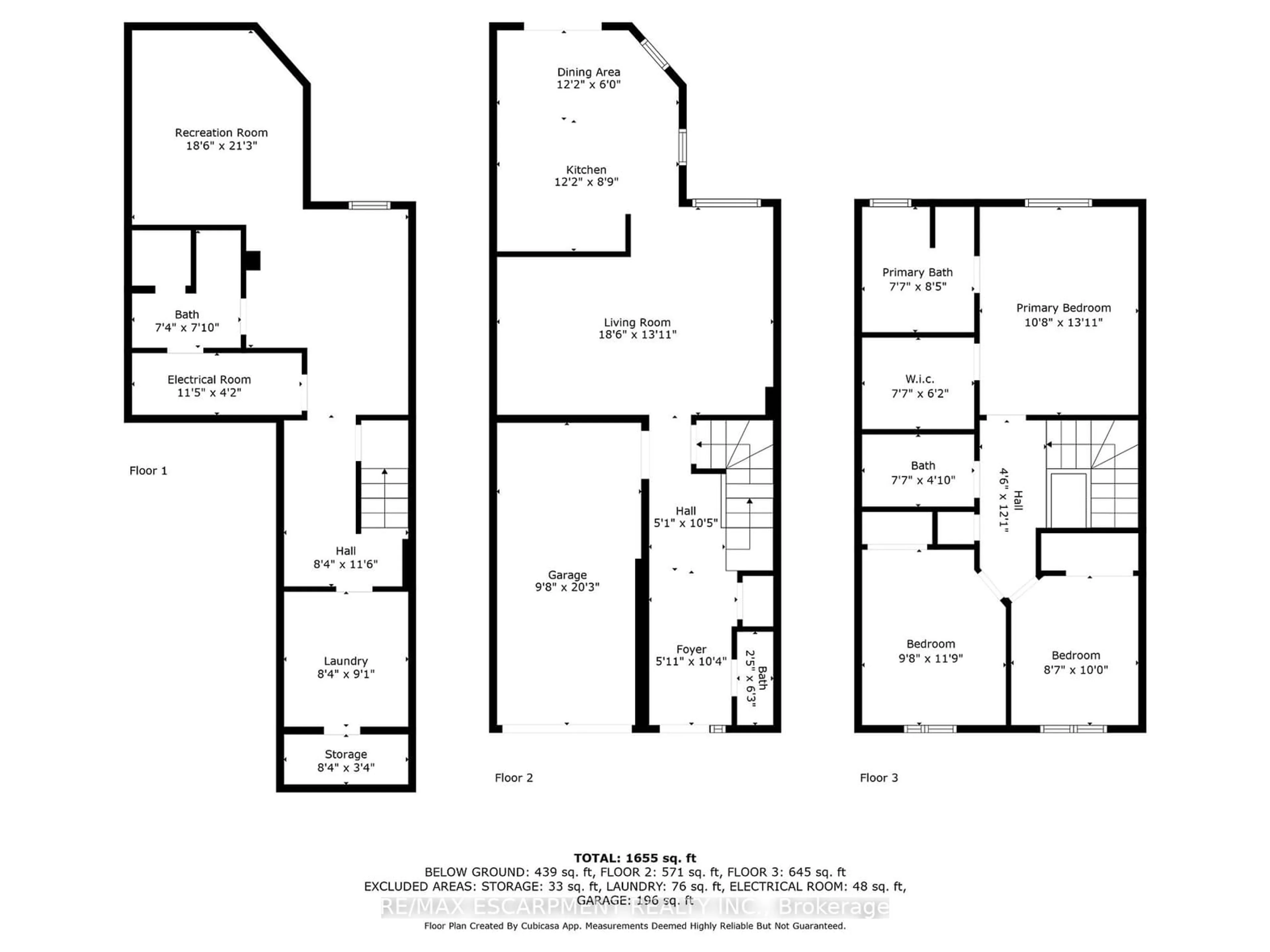 Floor plan for 565 Rymal Rd #50, Hamilton Ontario L8W 3Y3