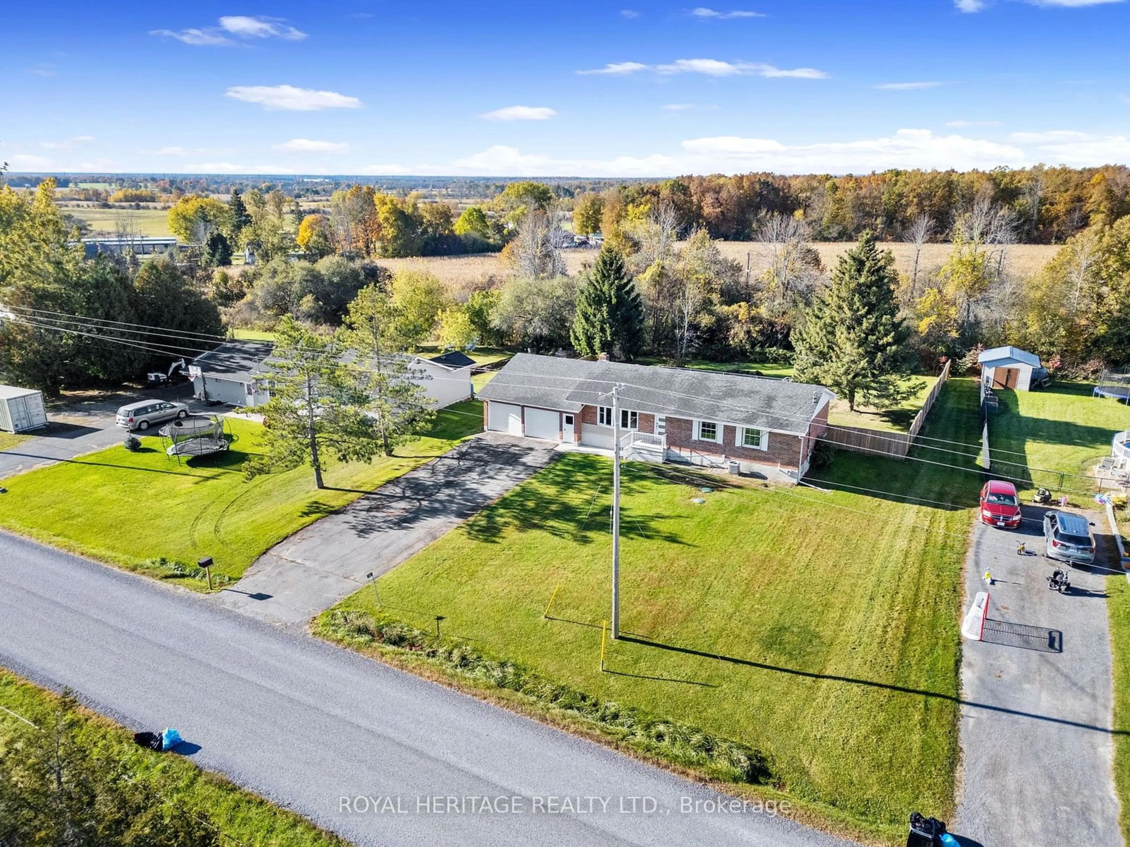 Frontside or backside of a home, the street view for 410 Old Hamburg Rd, Greater Napanee Ontario K7R 3K7