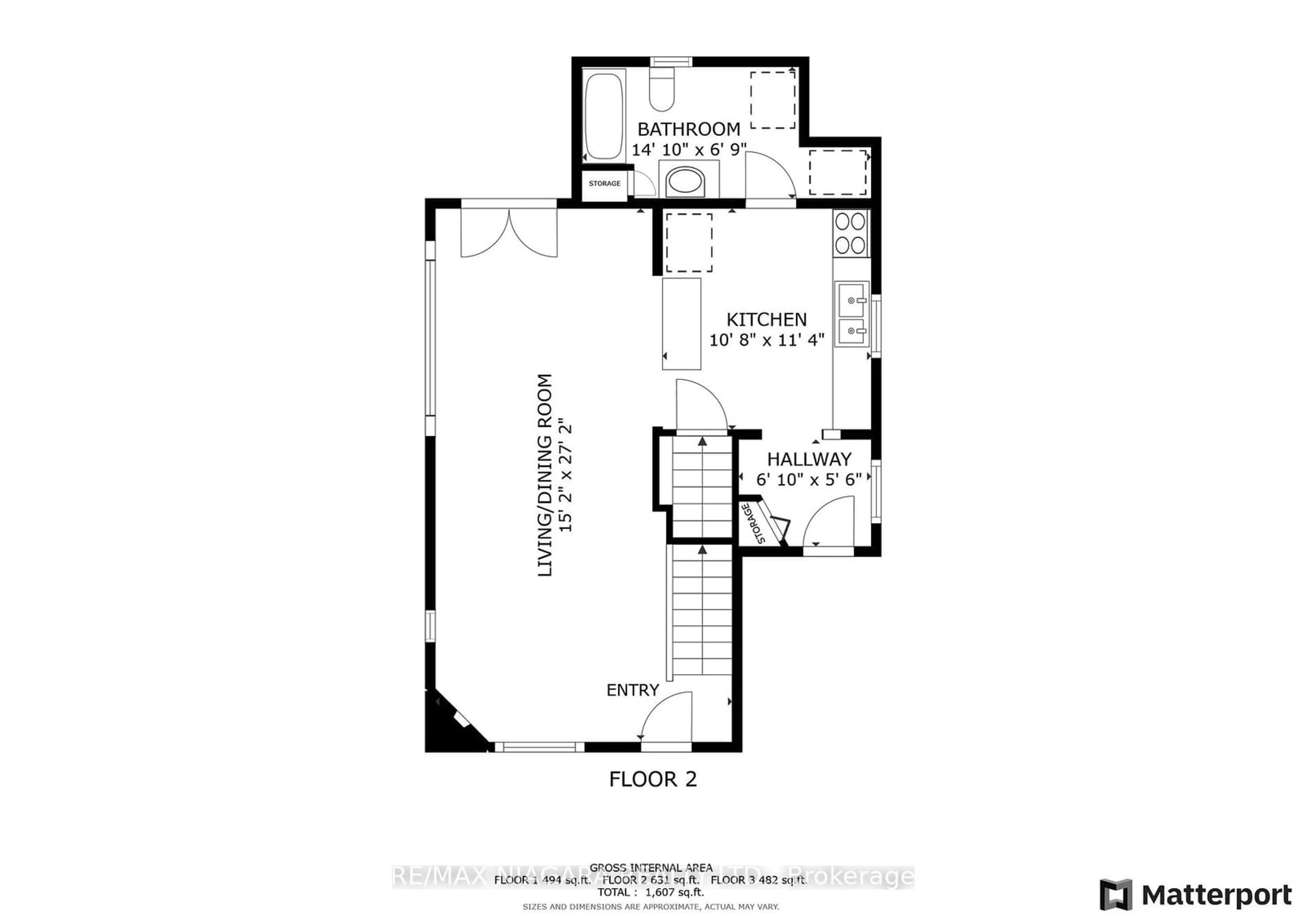 Floor plan for 70 Beatrice St, Welland Ontario L3B 2Z3