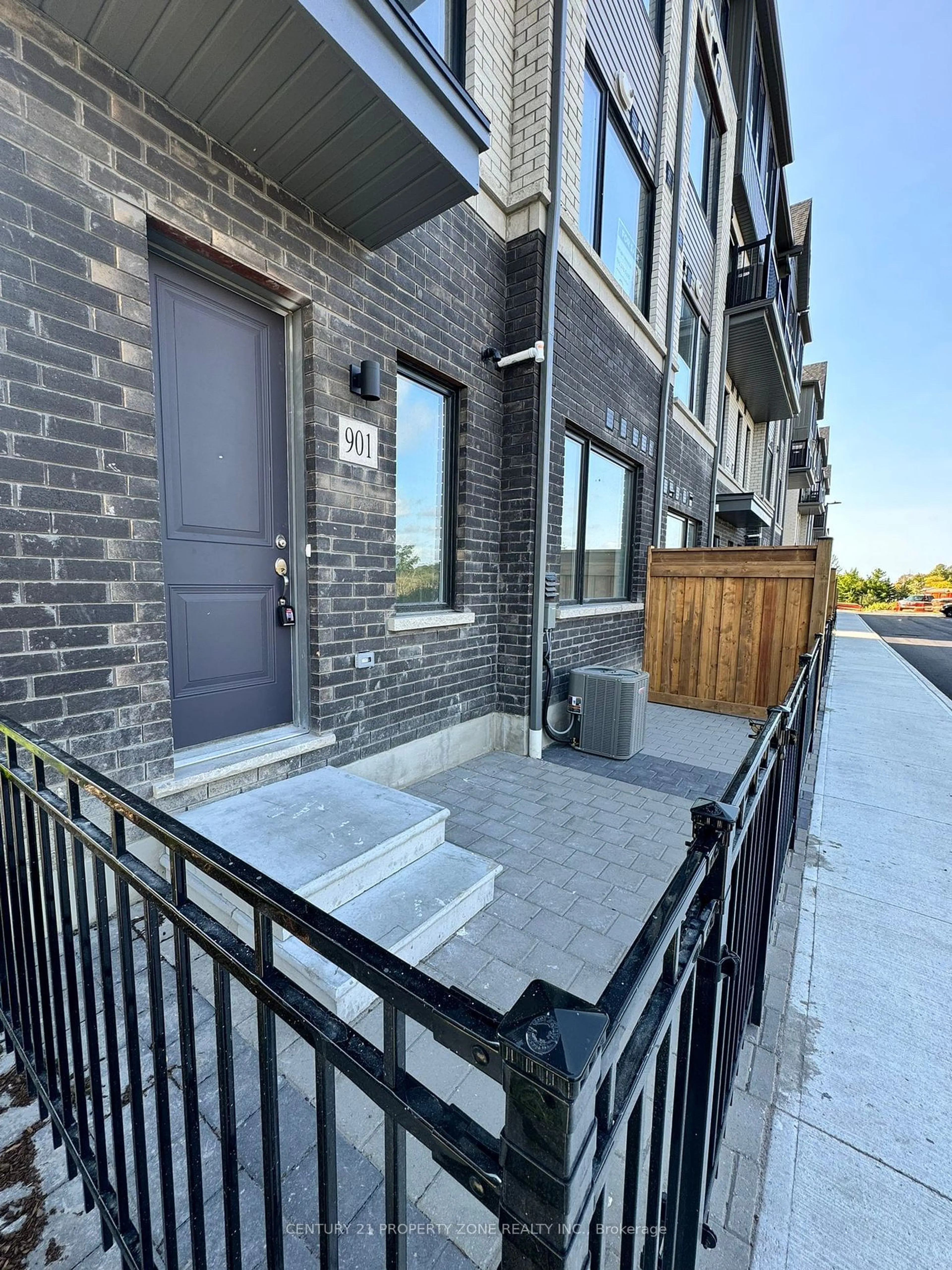 A pic from exterior of the house or condo, the street view for 160 Densmore Rd #901, Cobourg Ontario K9A 4J9