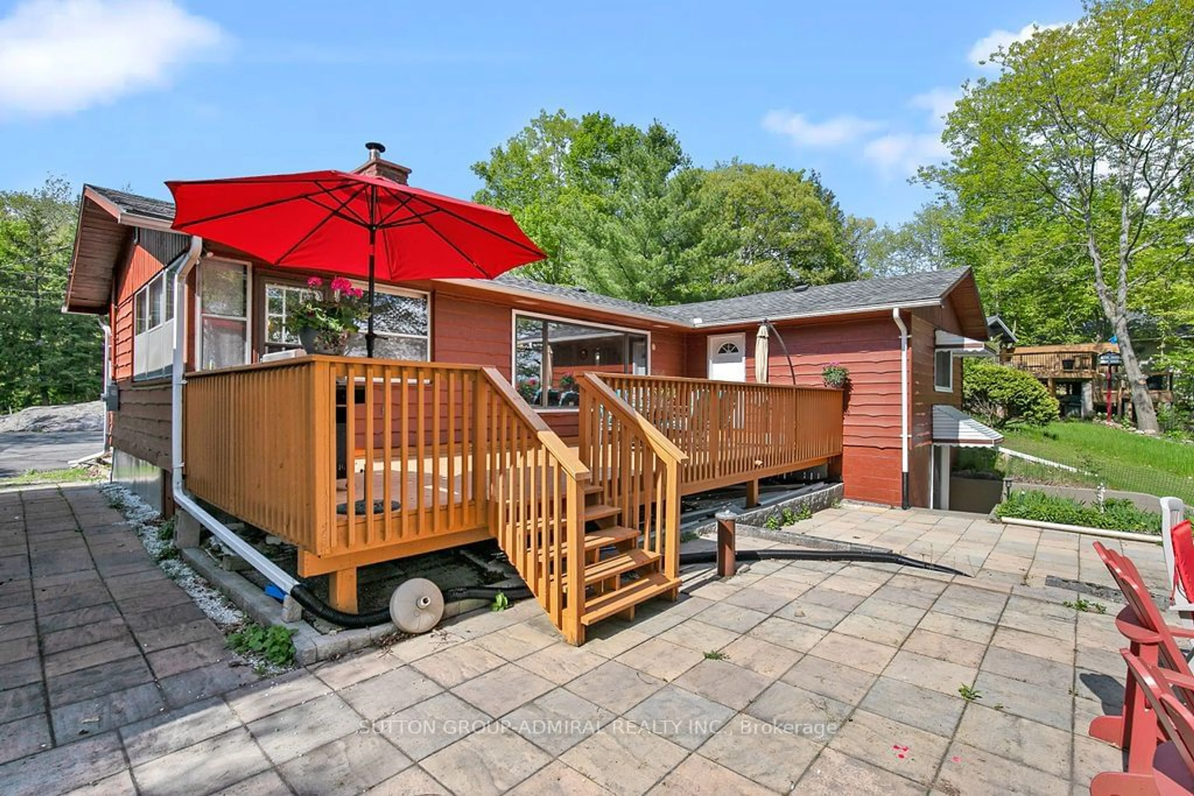 Patio, cottage for 116 Mystic Point Rd, Galway-Cavendish and Harvey Ontario K0L 1J0