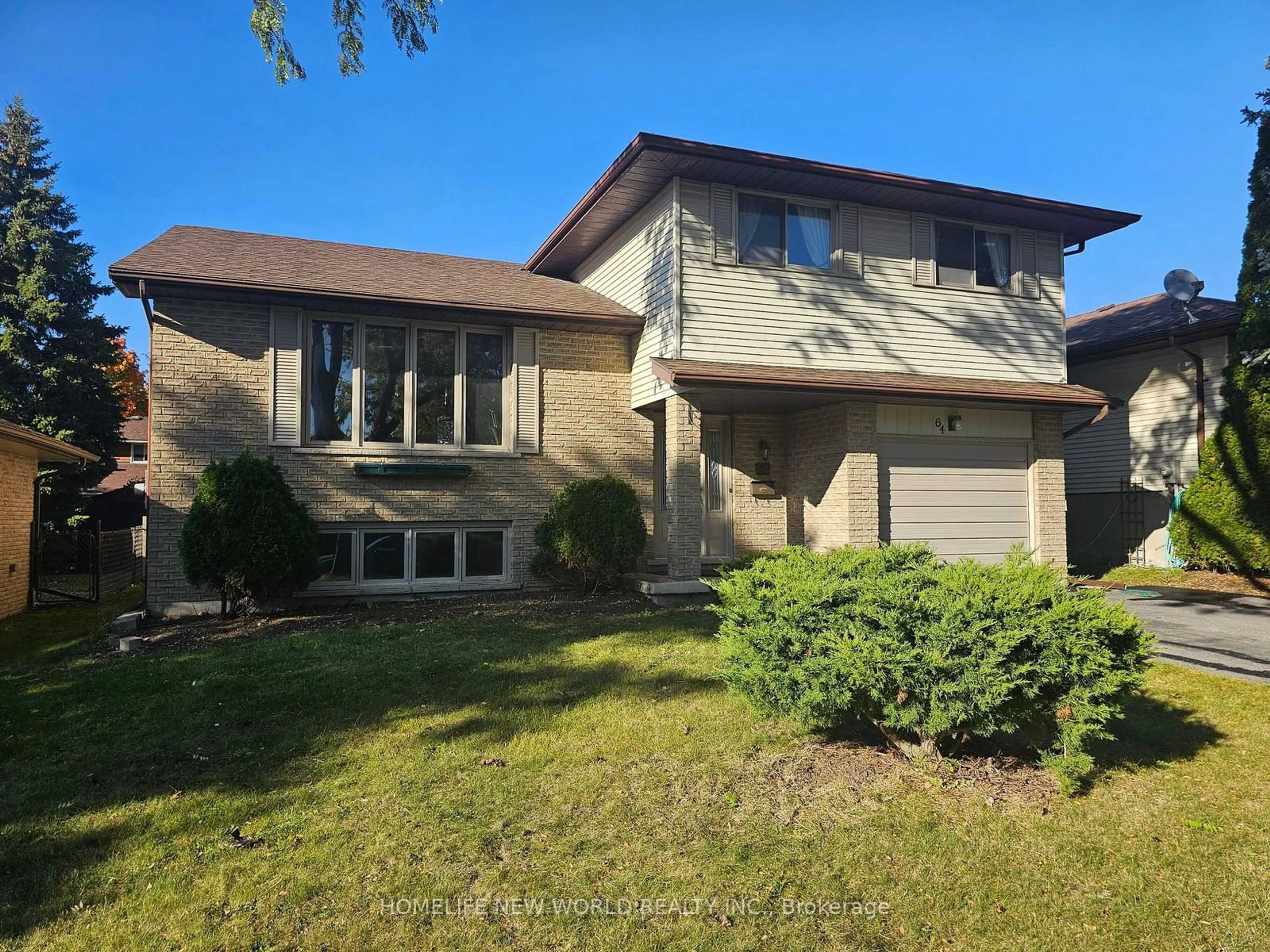 Frontside or backside of a home, the street view for 64 Brimley Crt, Belleville Ontario K8N 5L7