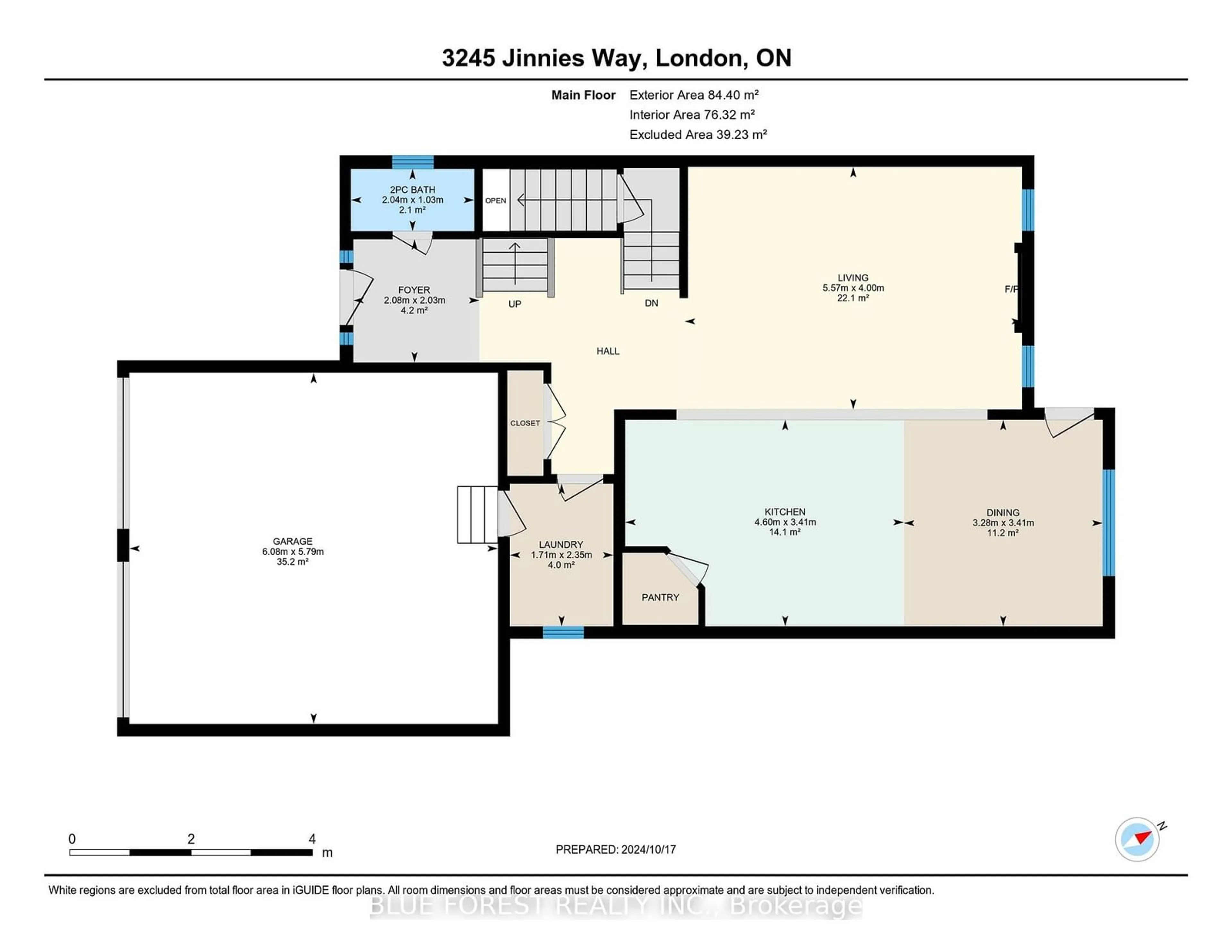 Floor plan for 3245 Jinnies Way, London Ontario N6L 0C3