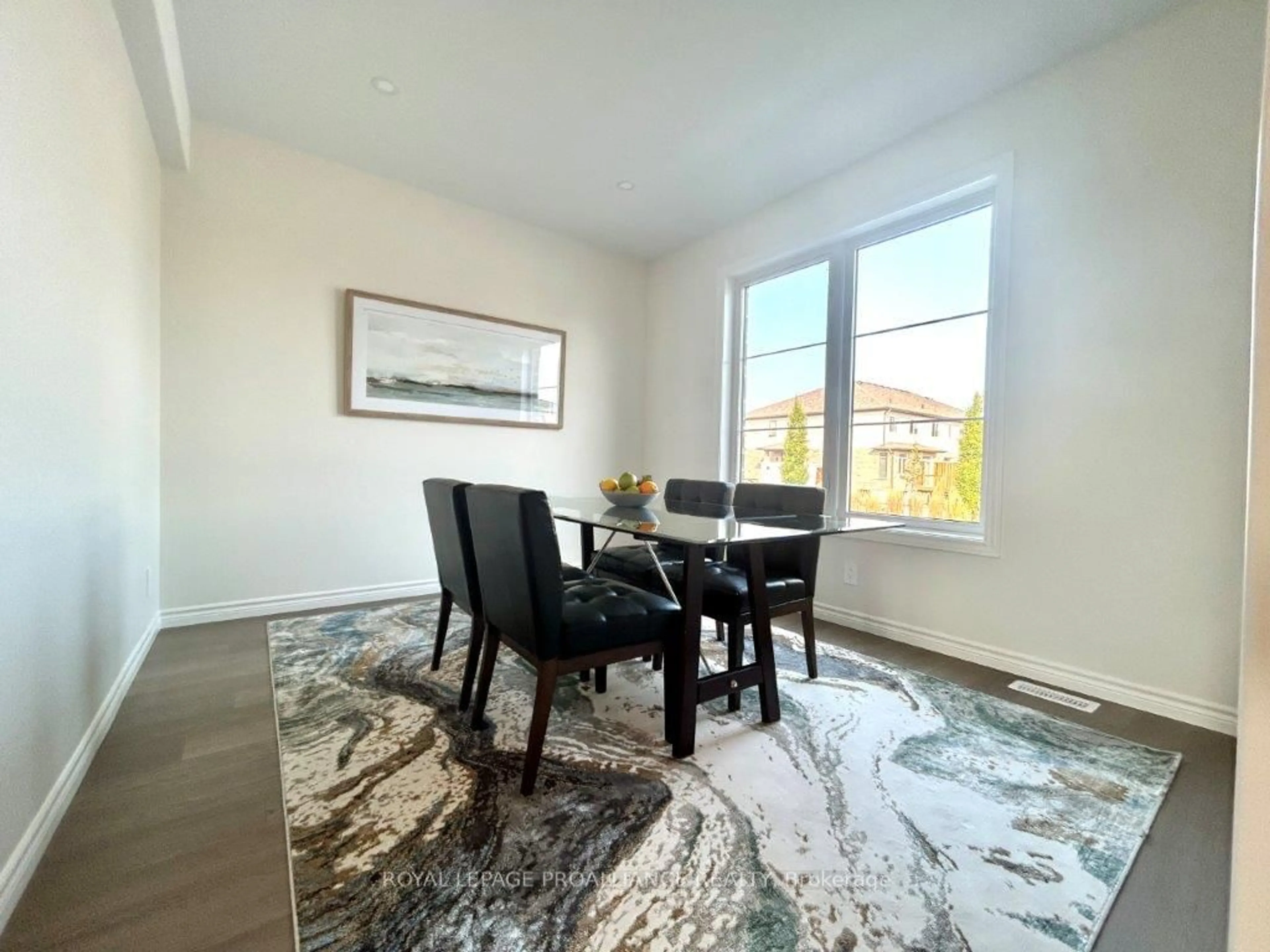 Dining room, wood floors for 32 Riverstone Way, Belleville Ontario K8N 0S6