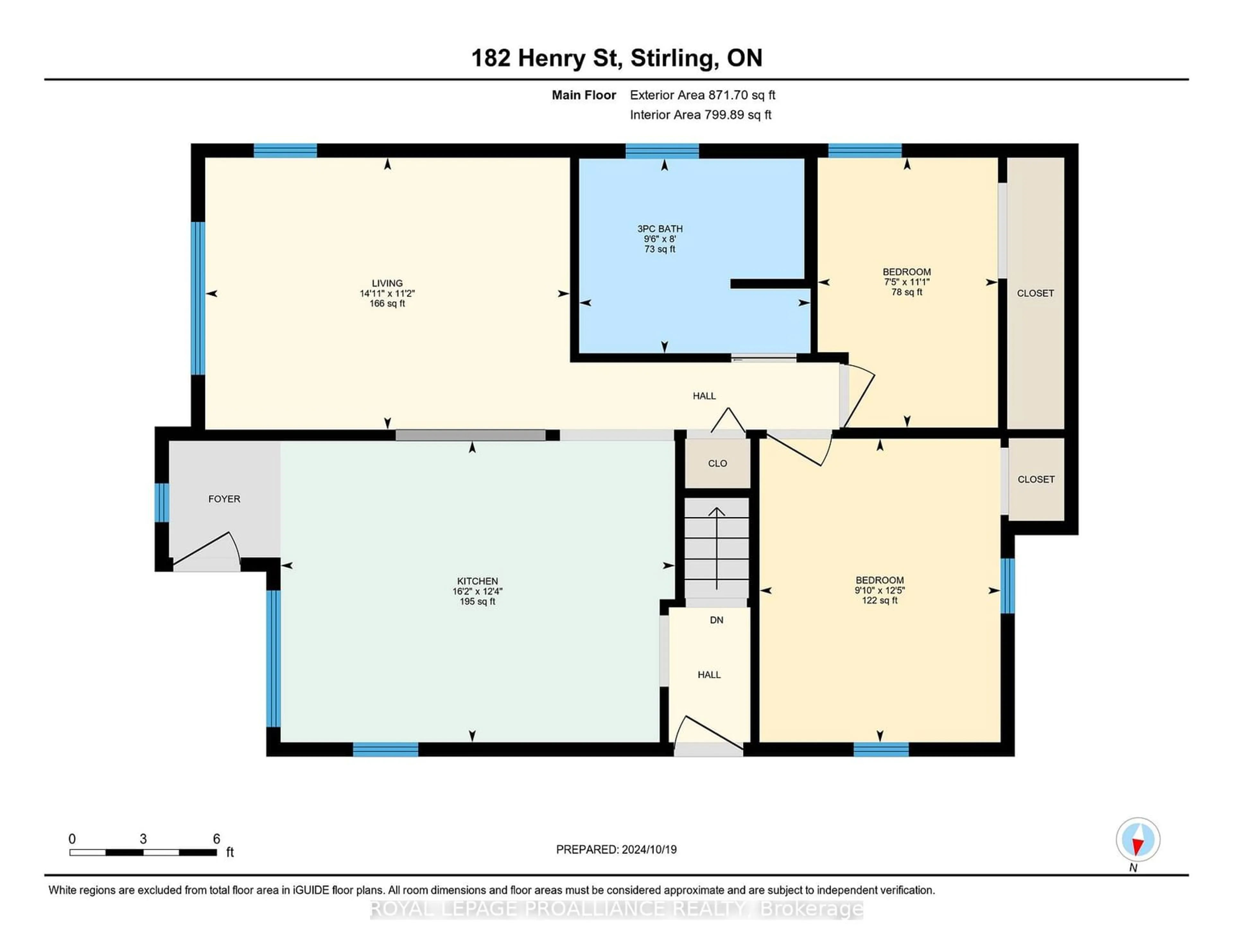 Floor plan for 182 Henry St, Stirling-Rawdon Ontario K0K 3E0