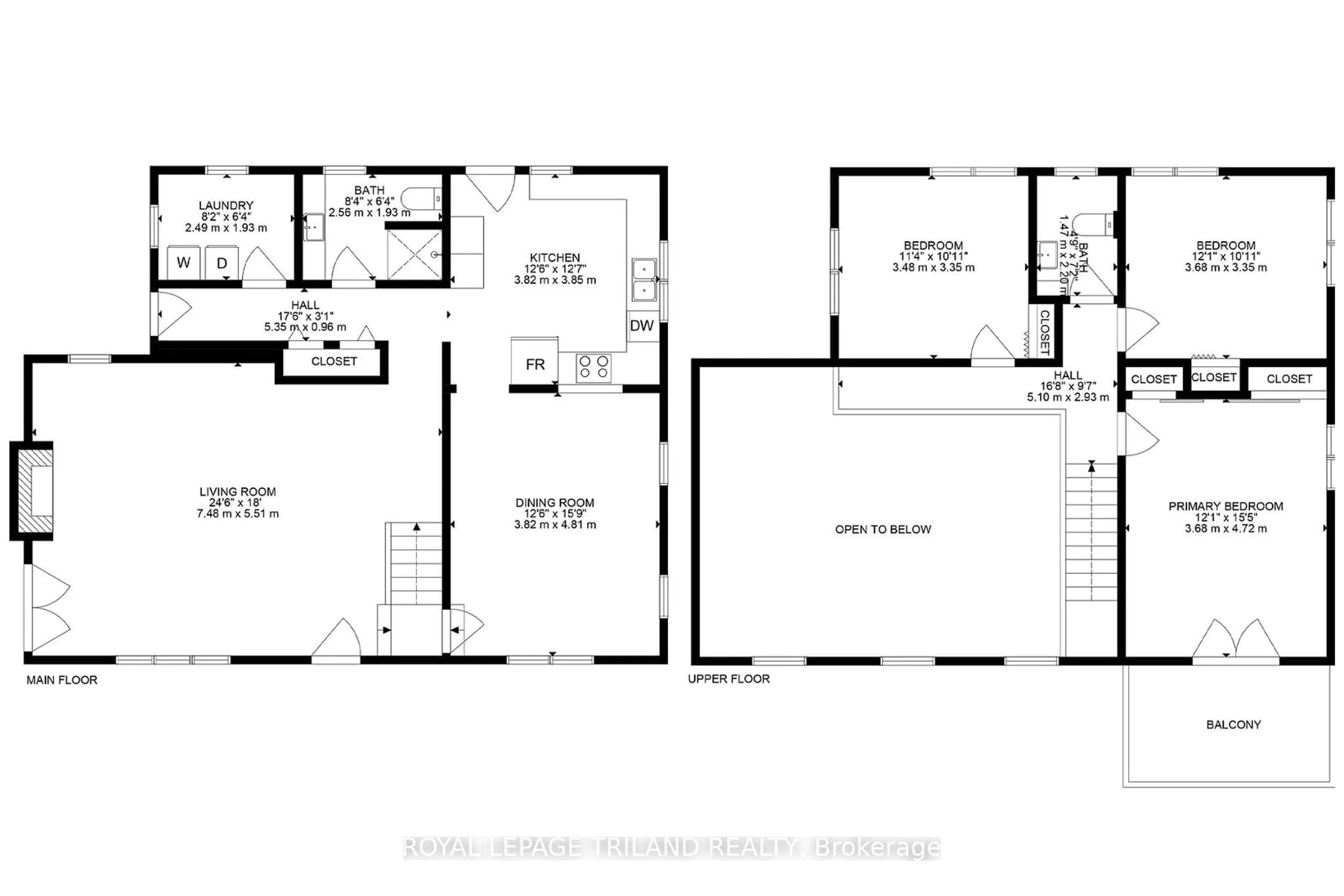 Floor plan for 7856 Sydney Walkway, Lambton Shores Ontario N0M 2L0