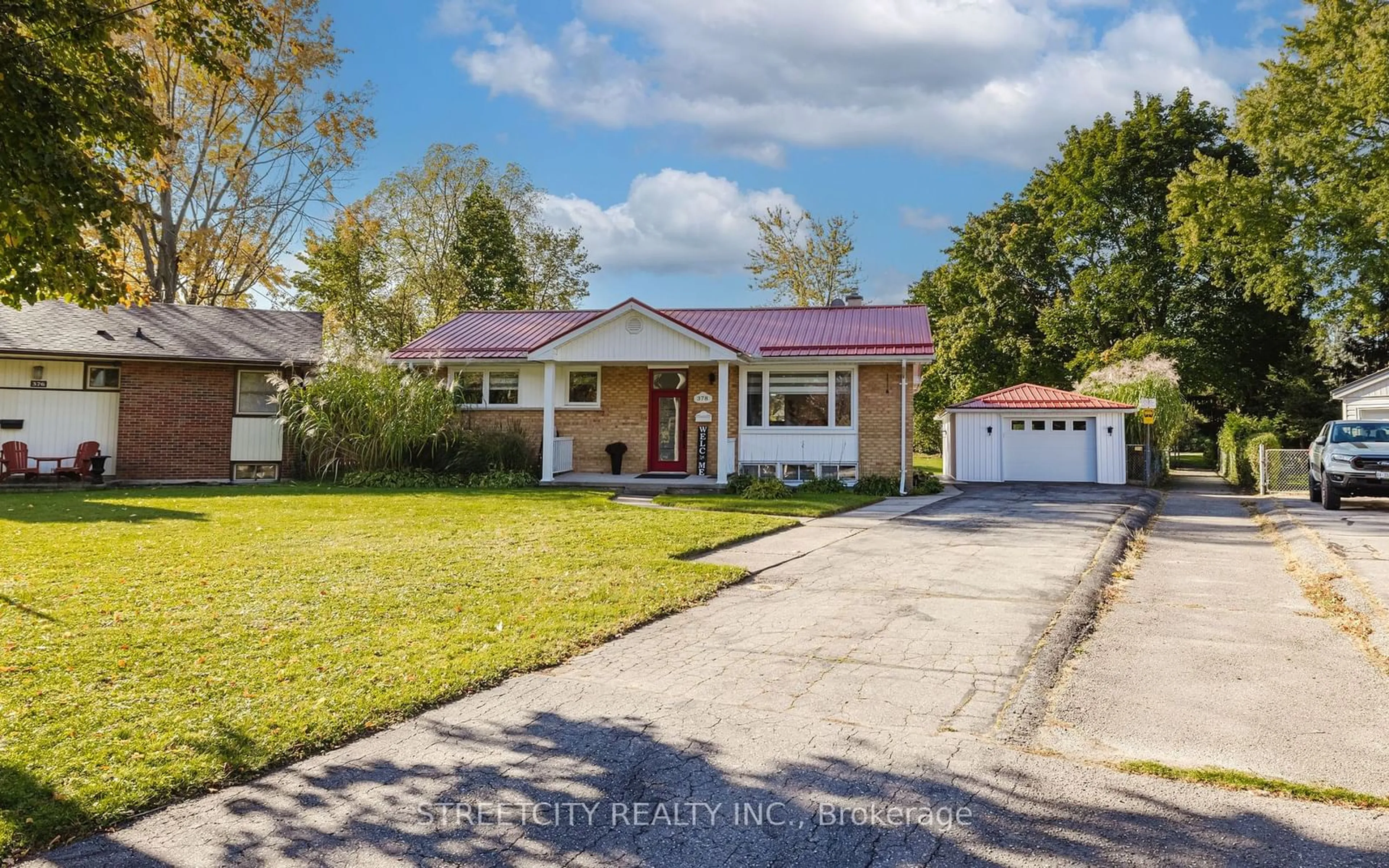 Frontside or backside of a home, the street view for 378 Carol St, London Ontario N6J 1C8