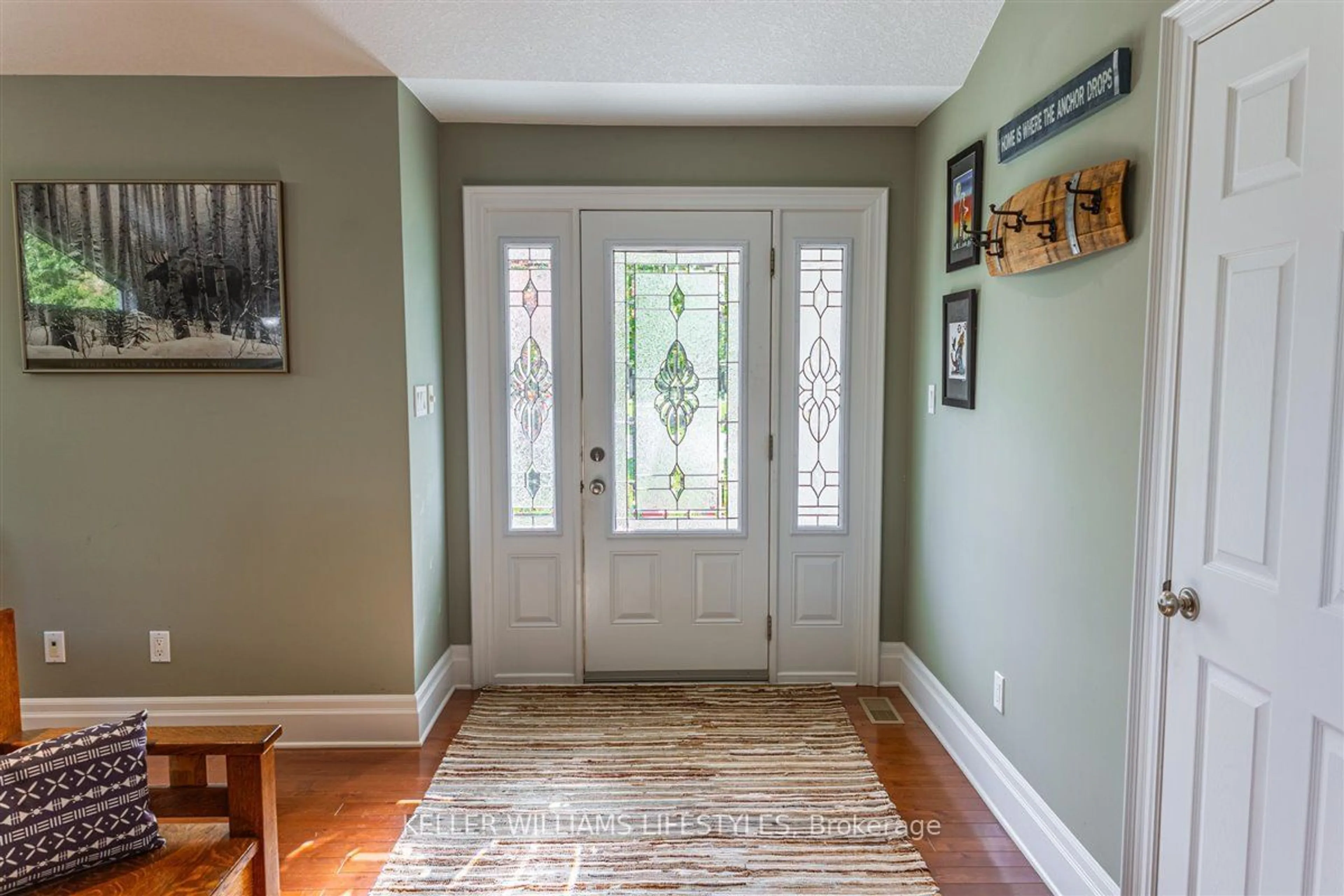 Indoor entryway, wood floors for 74 Green Acres Cres, Lambton Shores Ontario N0M 1T0