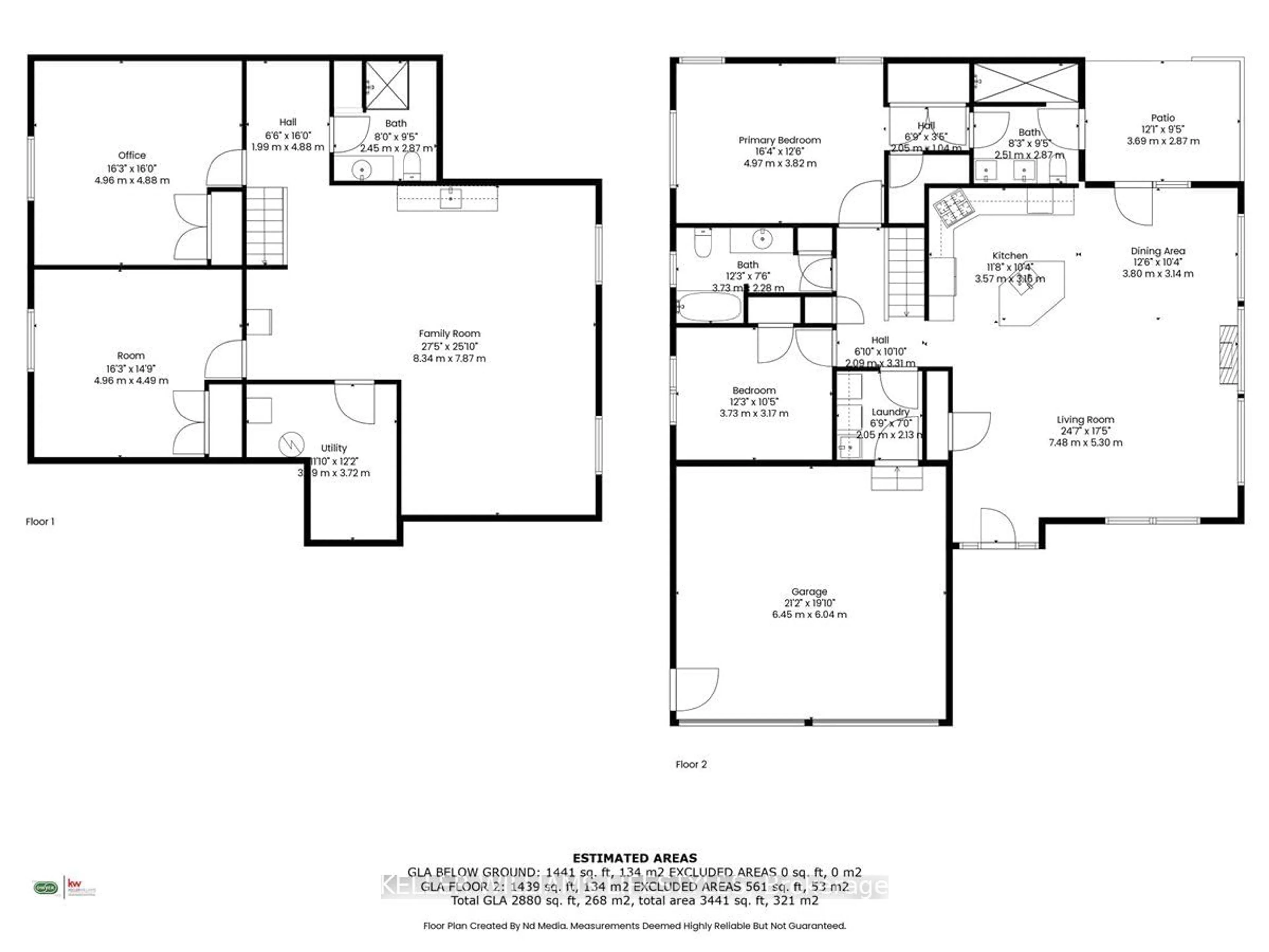 Floor plan for 74 Green Acres Cres, Lambton Shores Ontario N0M 1T0