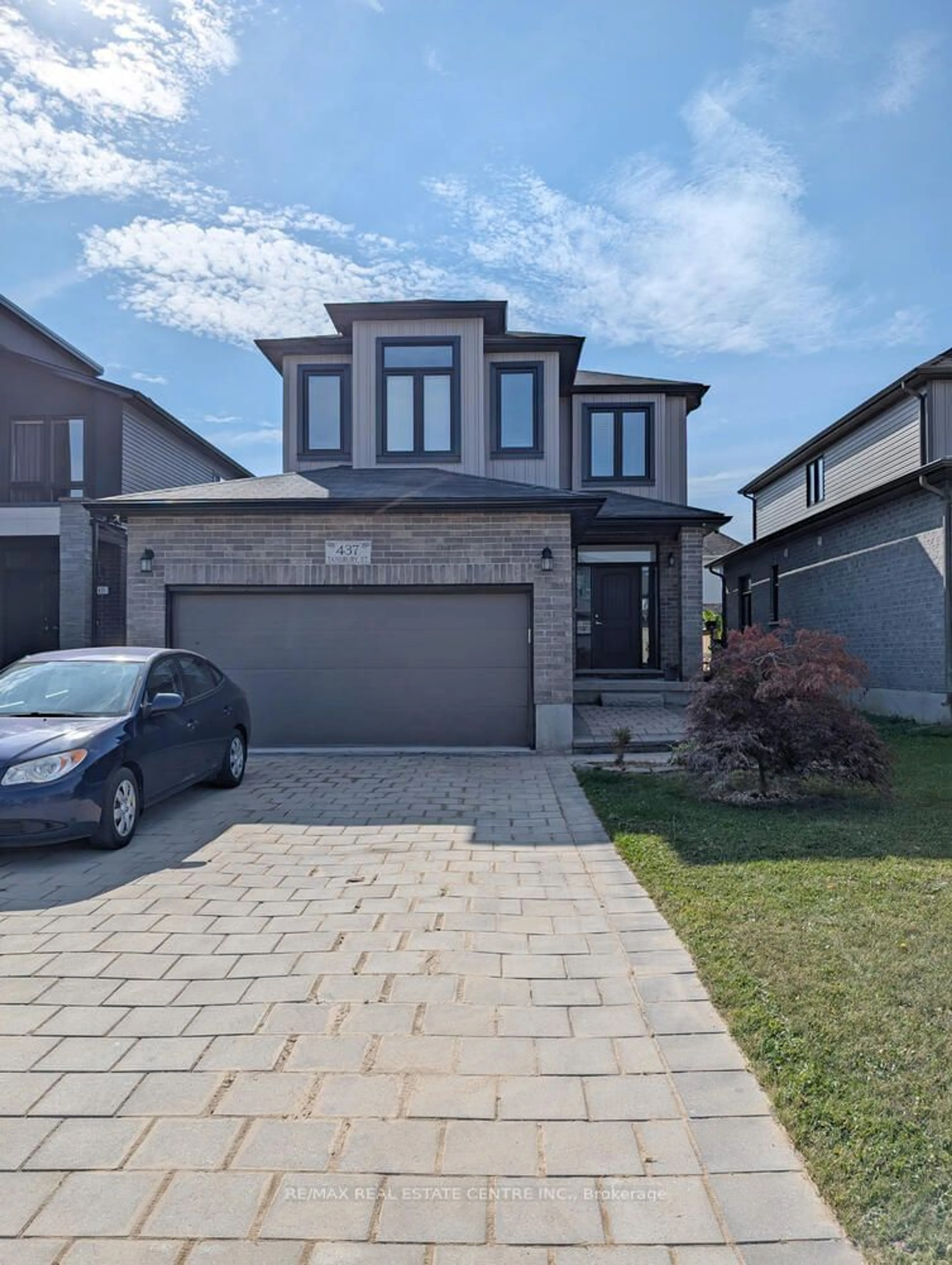 Frontside or backside of a home, the street view for 437 Tansbury St, London Ontario N6G 0J6