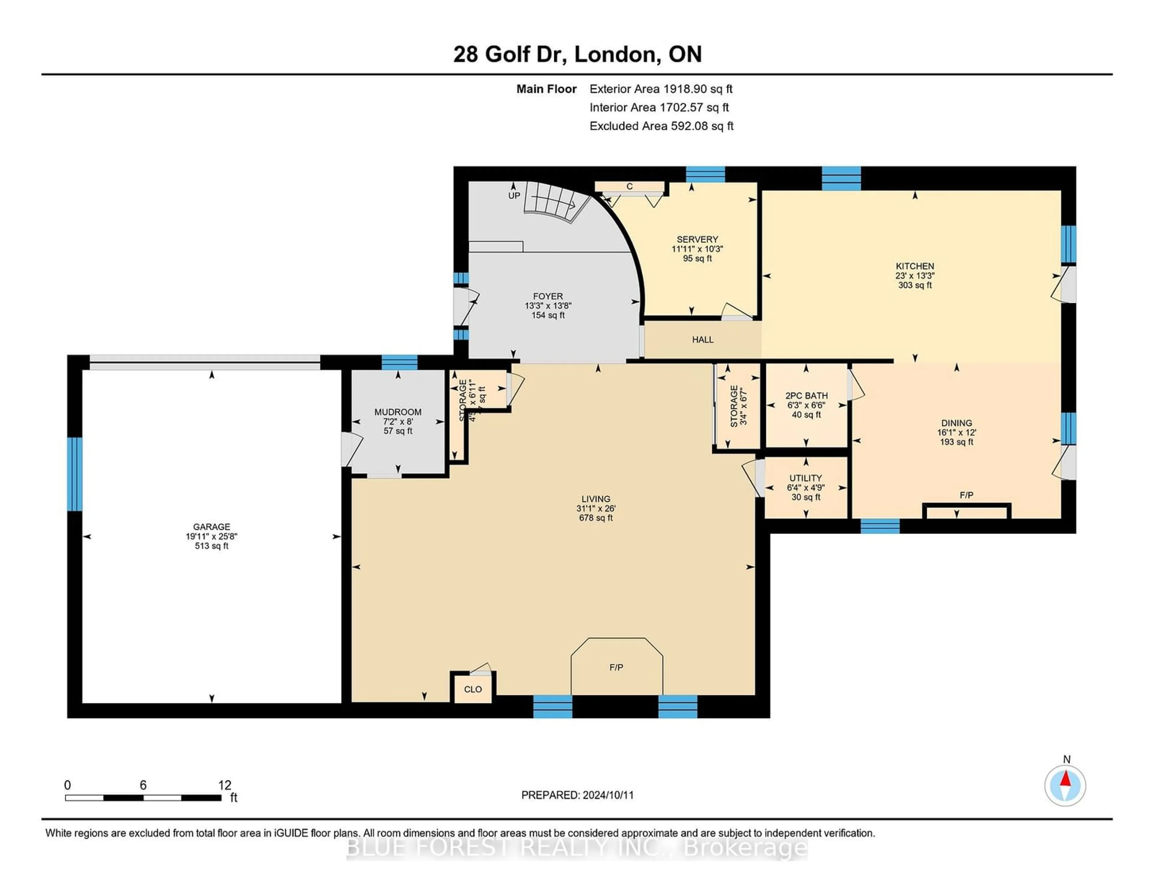 Floor plan for 28 Golf Dr, Thames Centre Ontario N6M 1H6