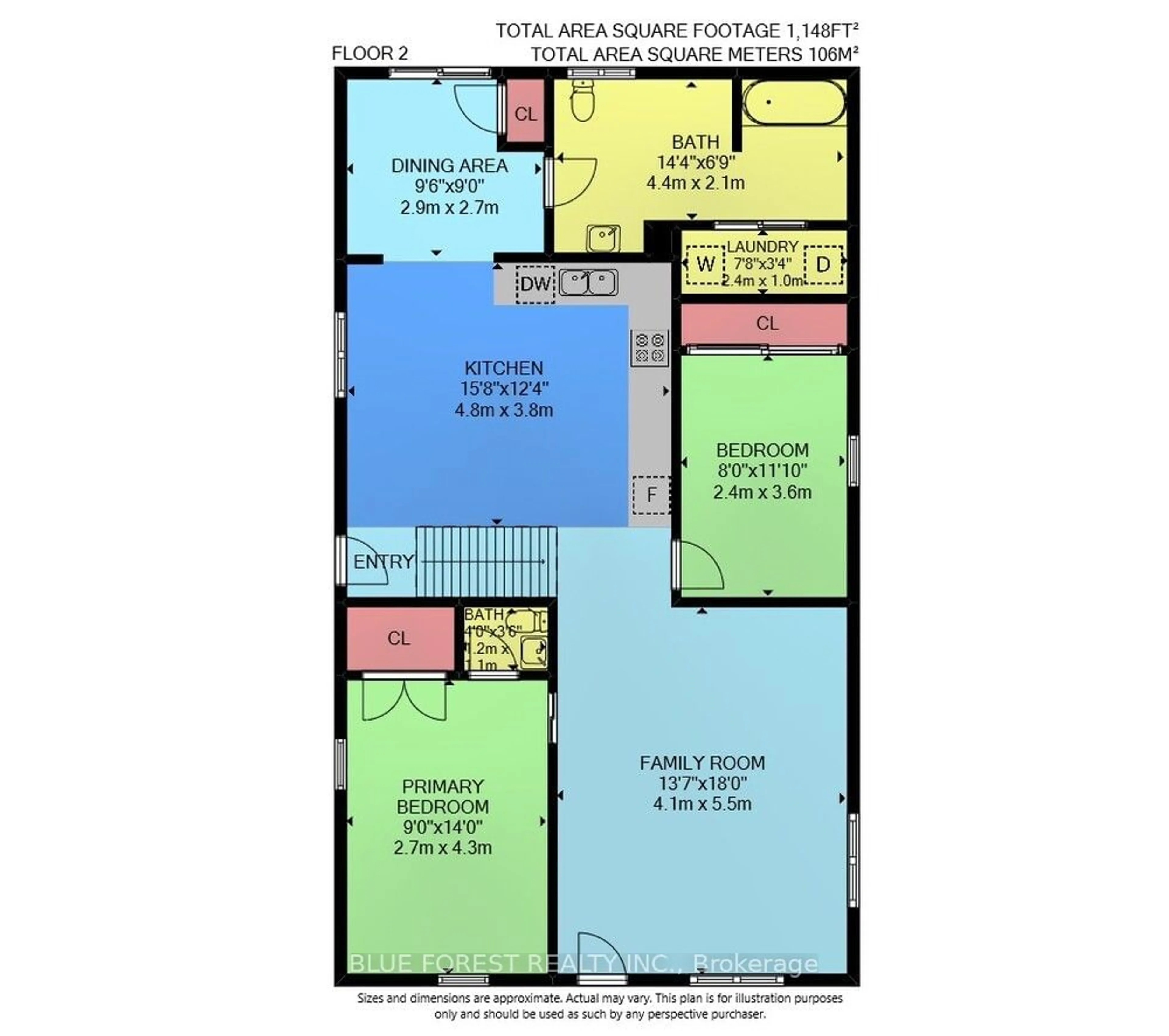 Floor plan for 181 McConnell St, South Huron Ontario N0M 1S3