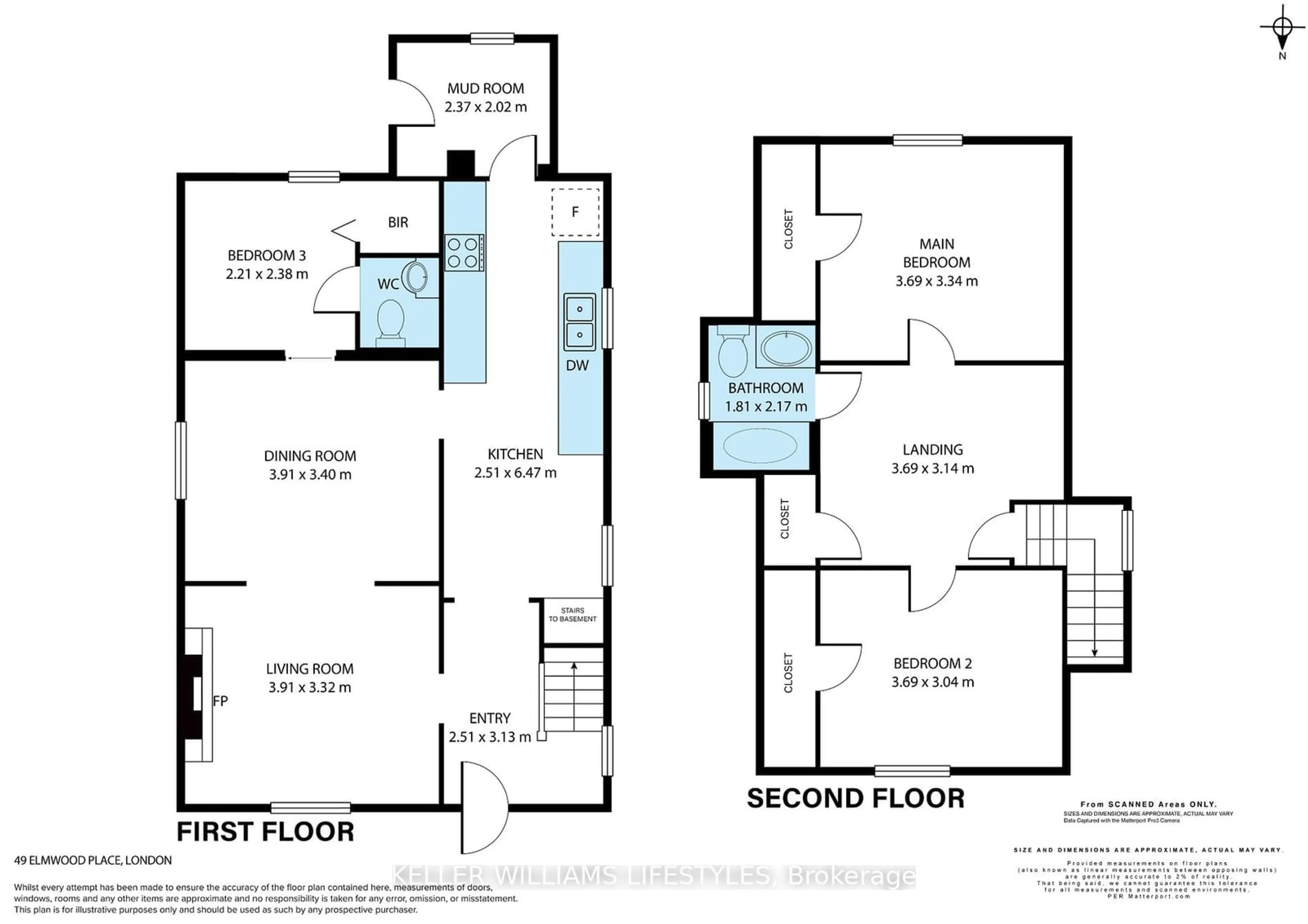 Floor plan for 49 Elmwood Pl, London Ontario N6J 1J4