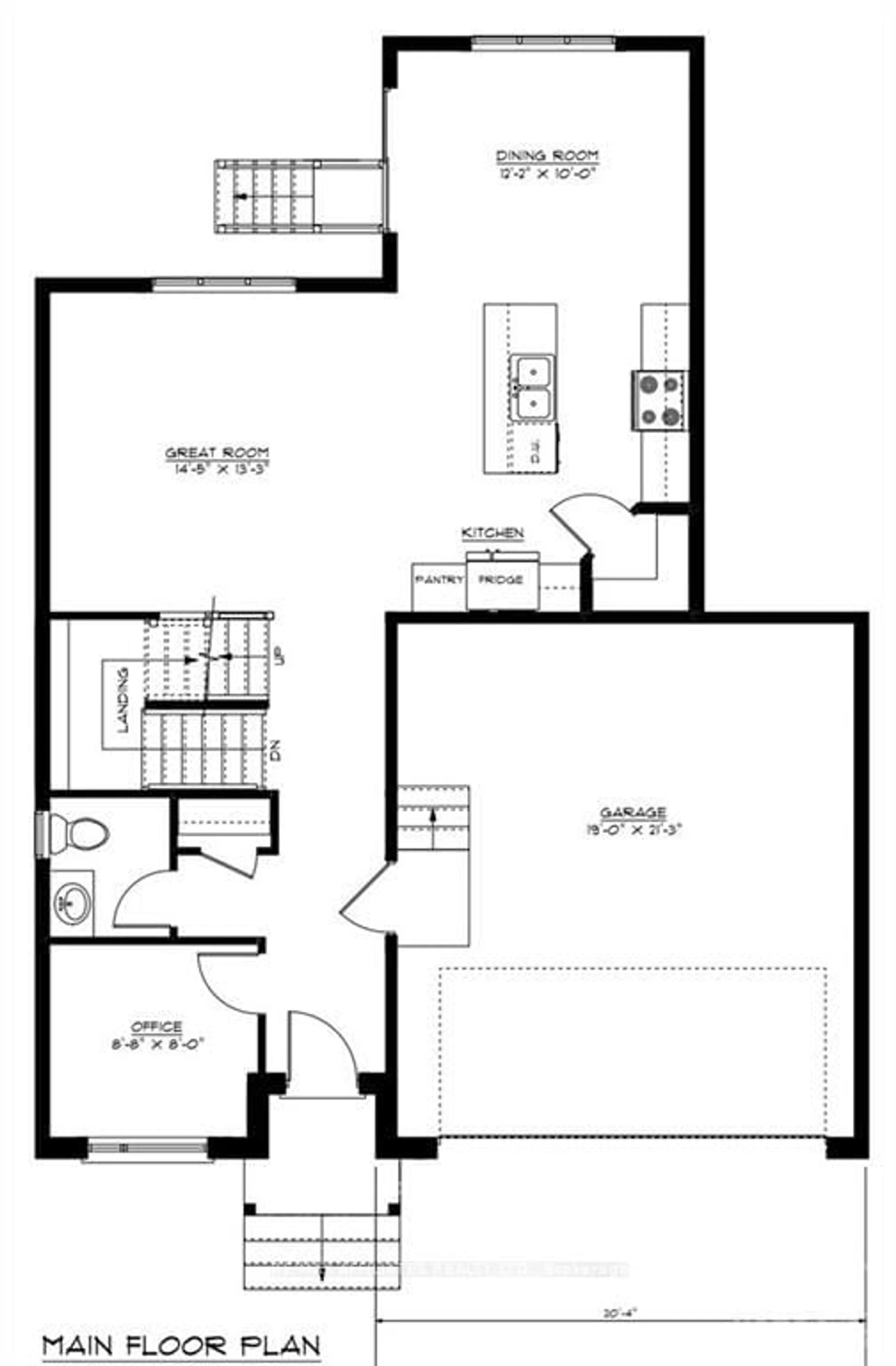 Floor plan for 429 AURORA St, Russell Ontario K4R 1E5