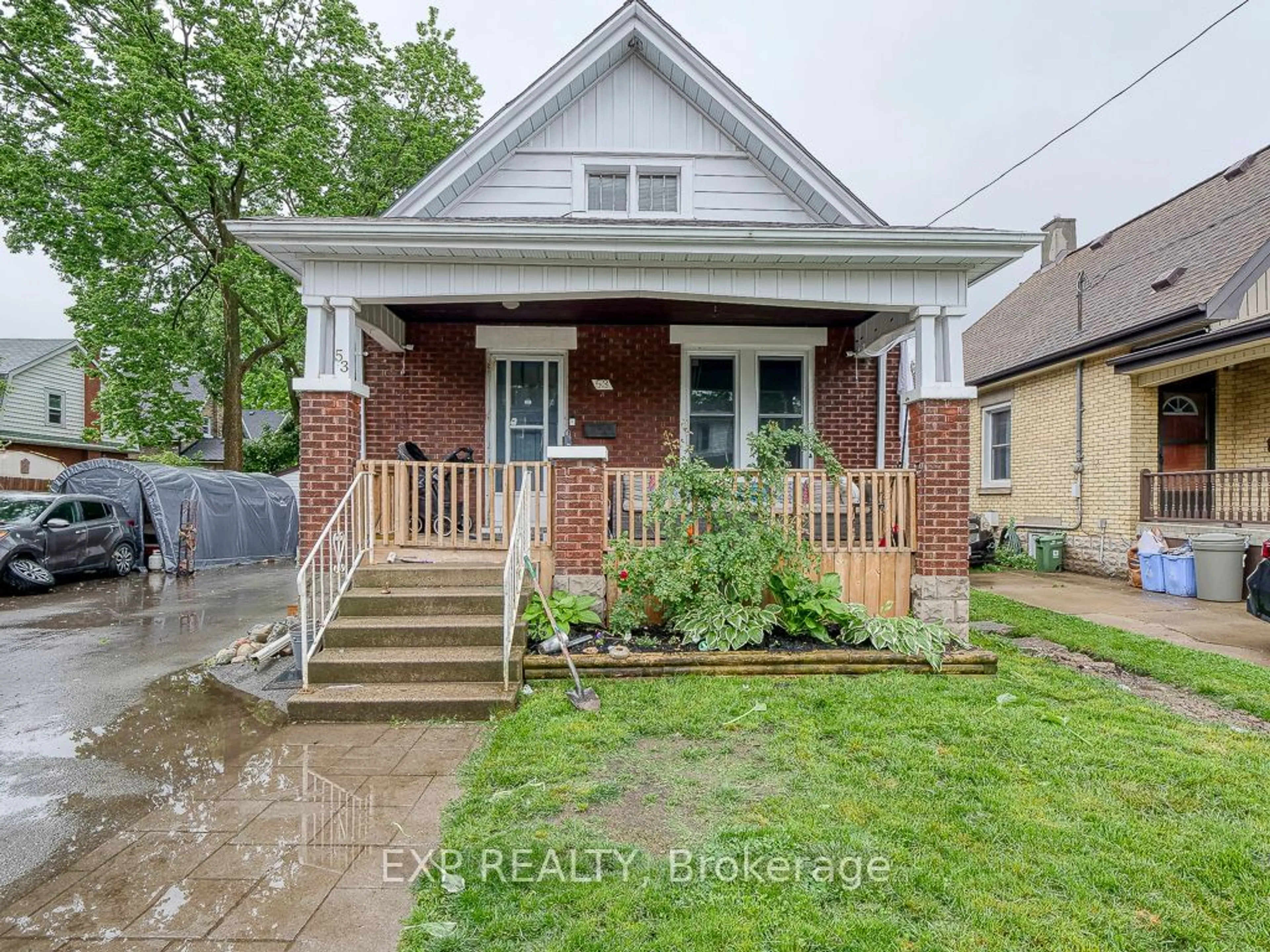 Frontside or backside of a home, the street view for 53 Cameron St, London Ontario N5Z 1C7