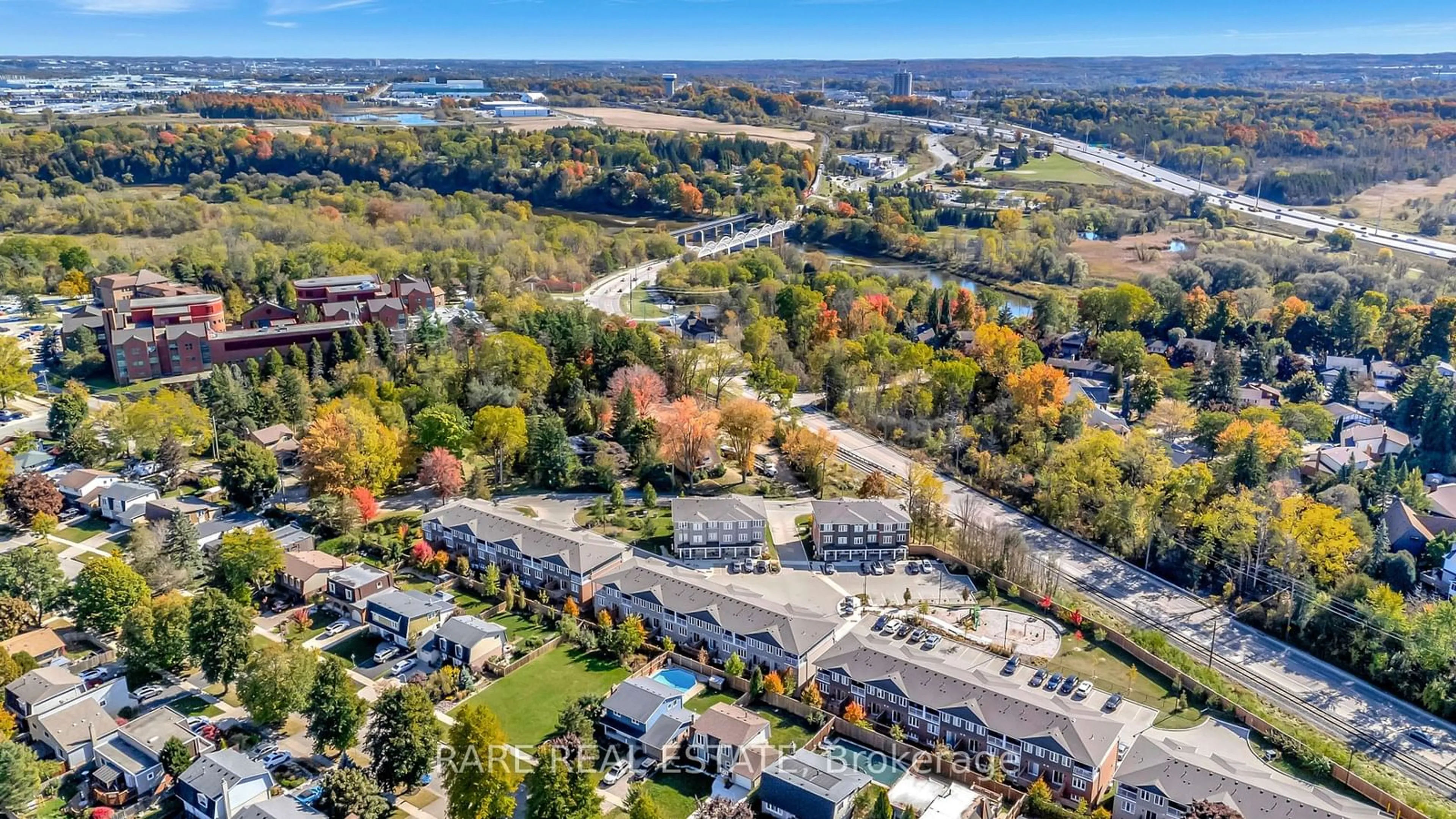 A pic from exterior of the house or condo, the street view for 24 Morrison Rd #B14, Kitchener Ontario N2A 2W7