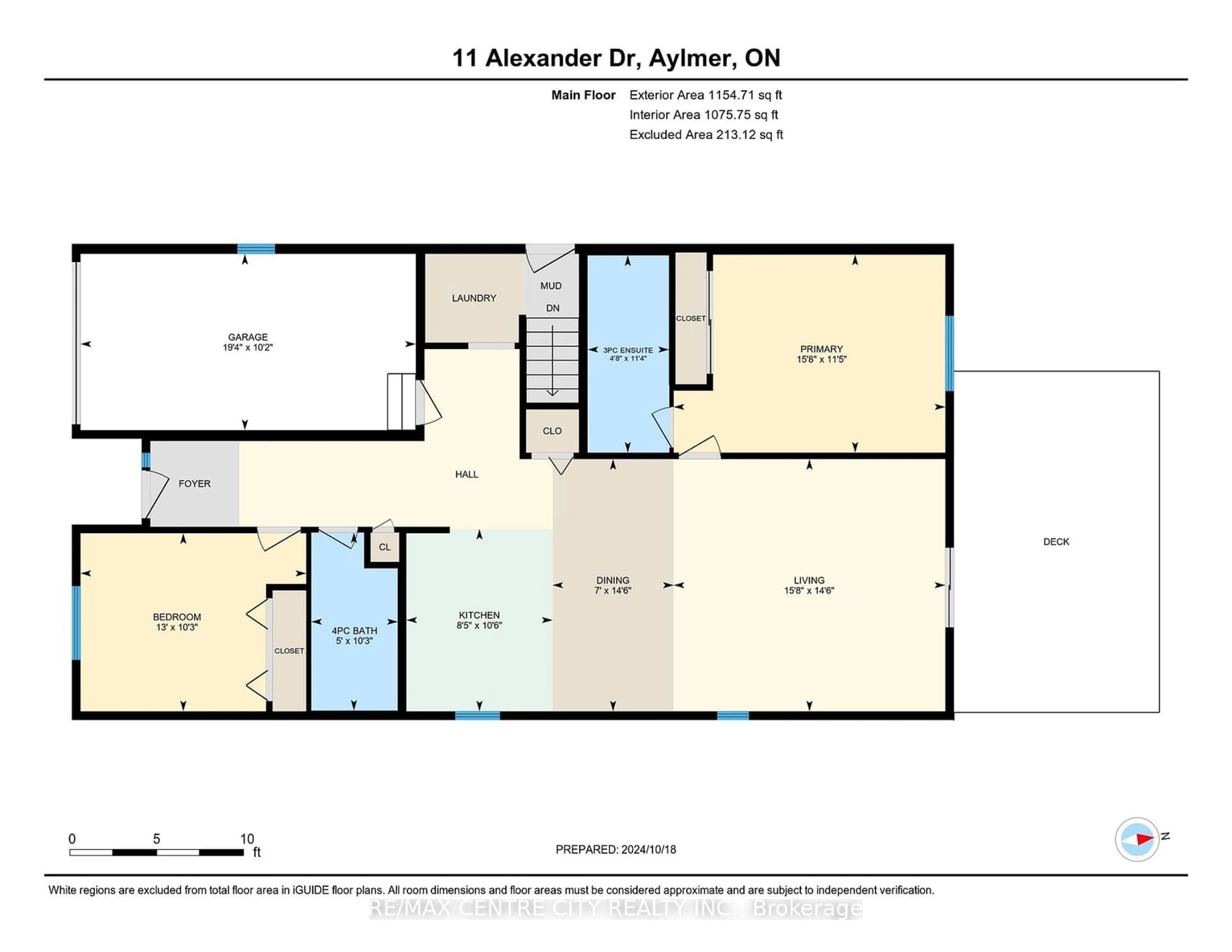 Floor plan for 11 Alexander Dr, Aylmer Ontario N5H 3G4