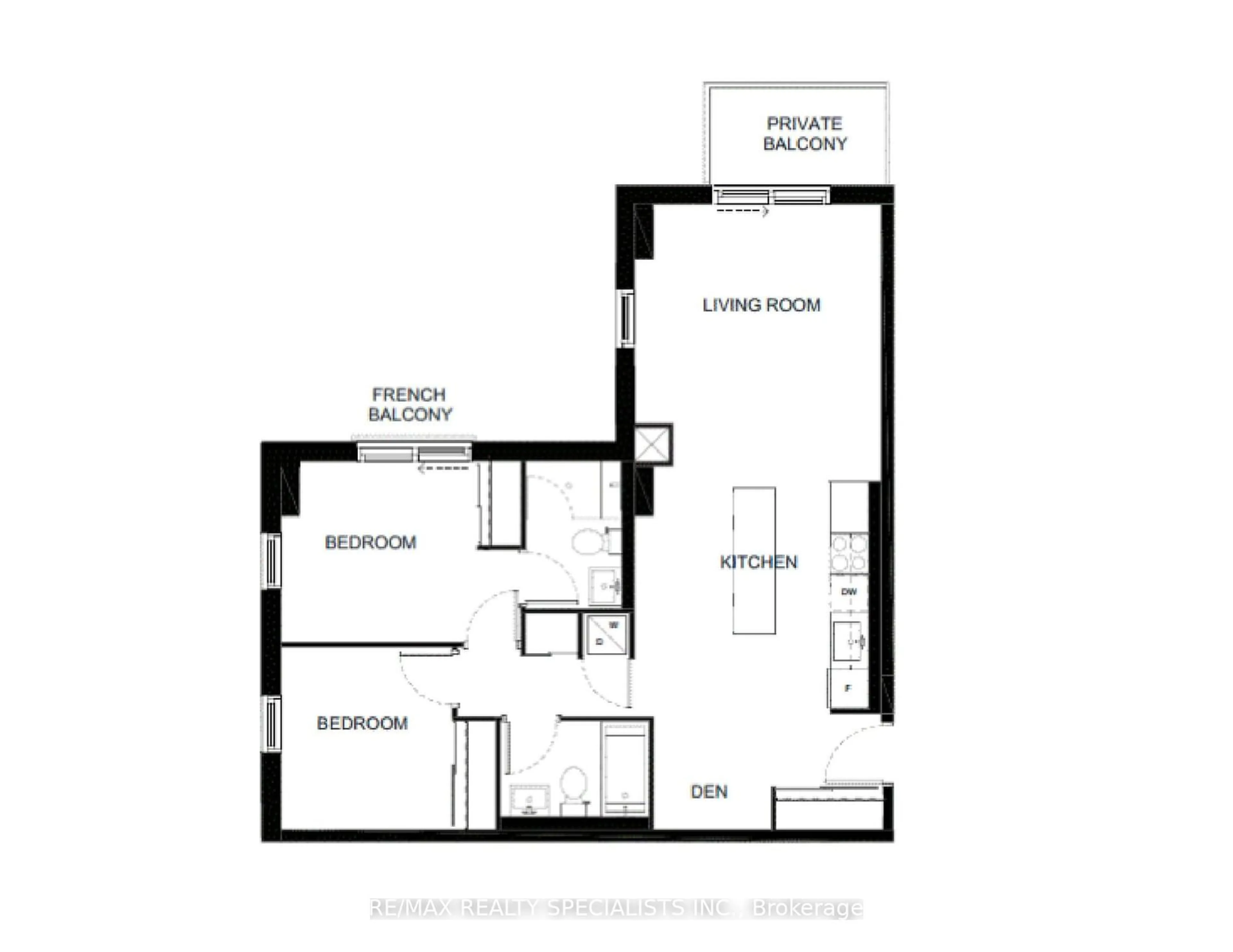 Floor plan for 7 Erie Ave #209, Brantford Ontario N3S 2E7