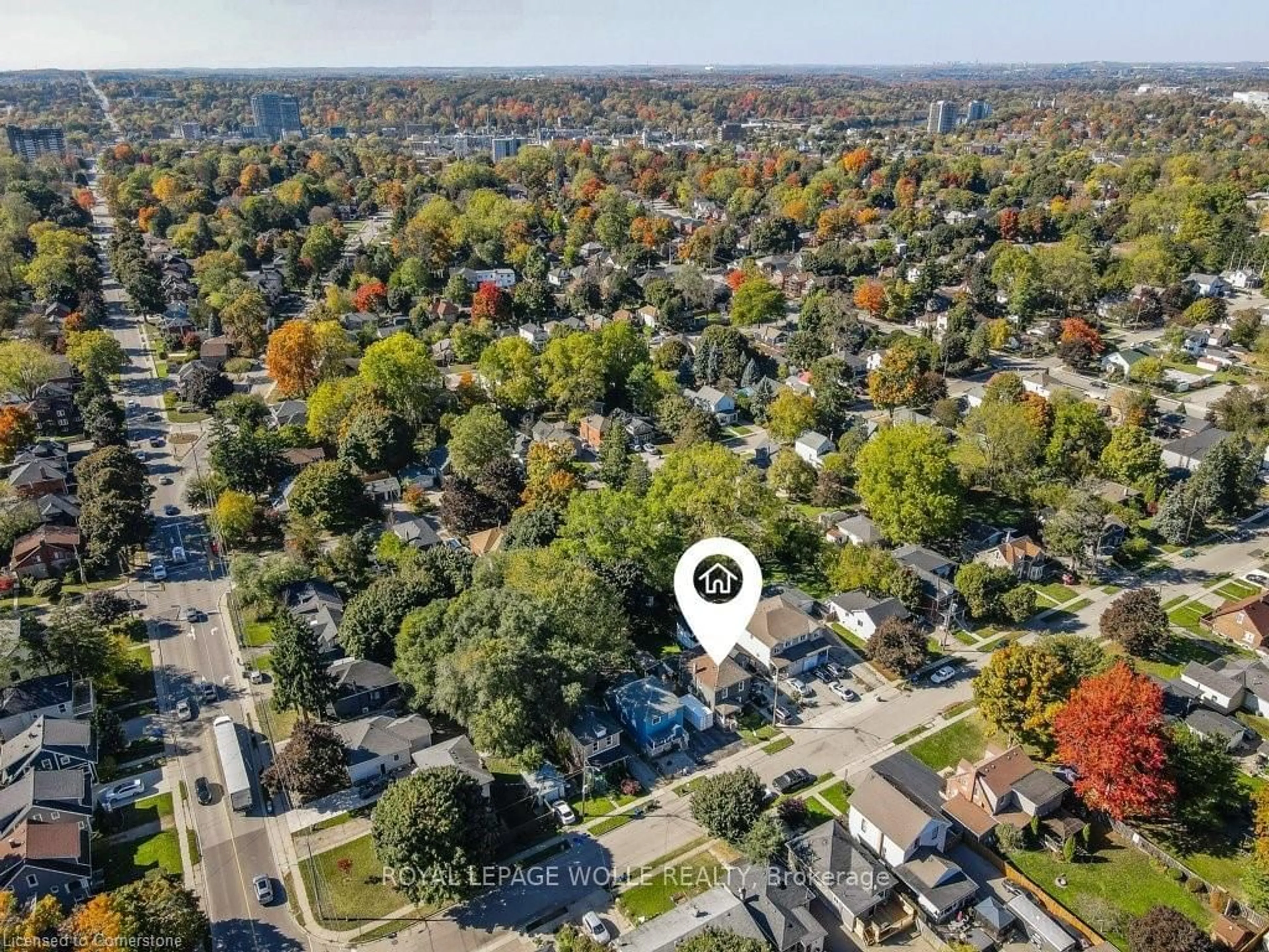 Picture of a map for 12 Lowell St, Cambridge Ontario N1R 5C9