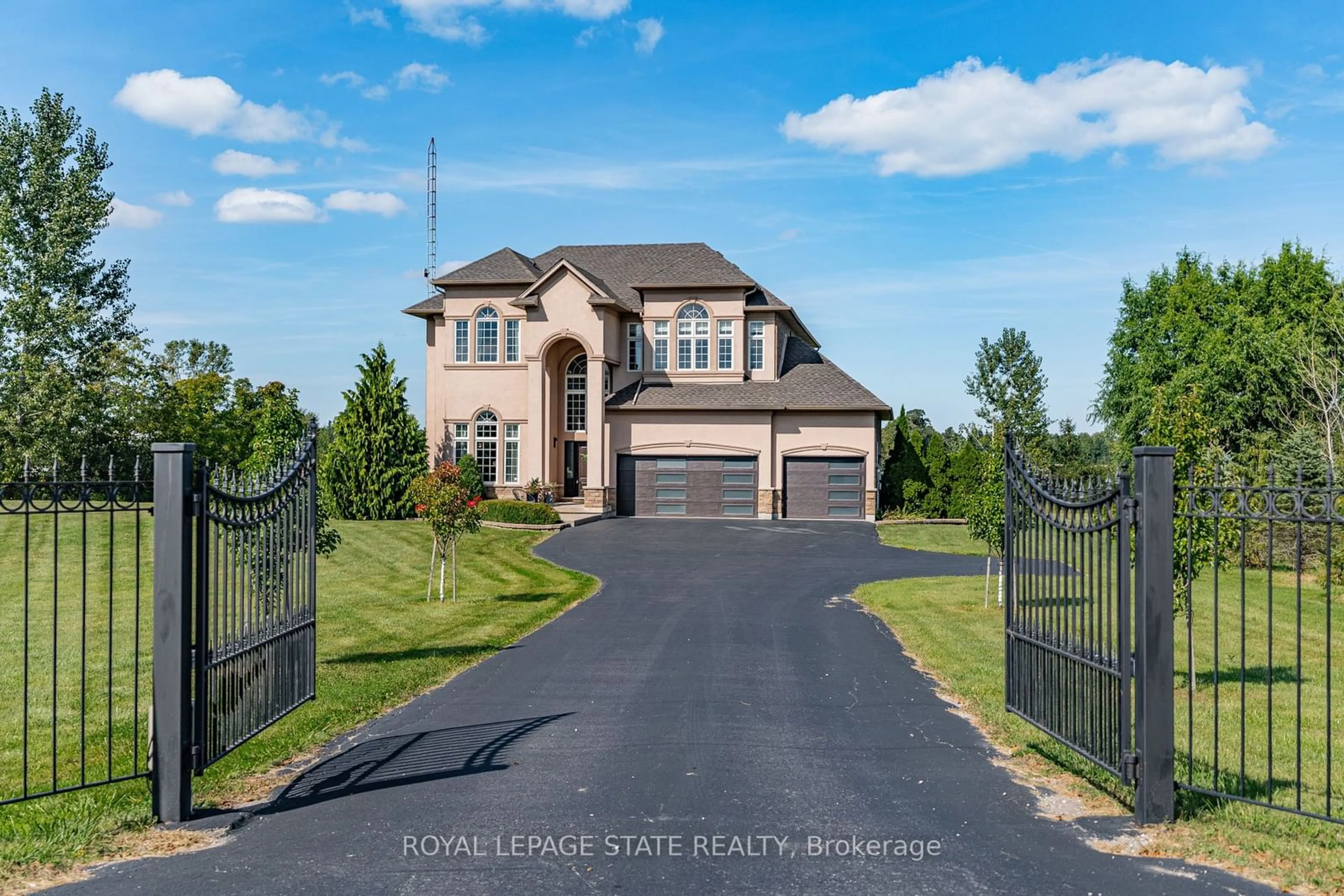 Frontside or backside of a home, the street view for 1340 Brant County Hwy 54, Haldimand Ontario N3W 2G9