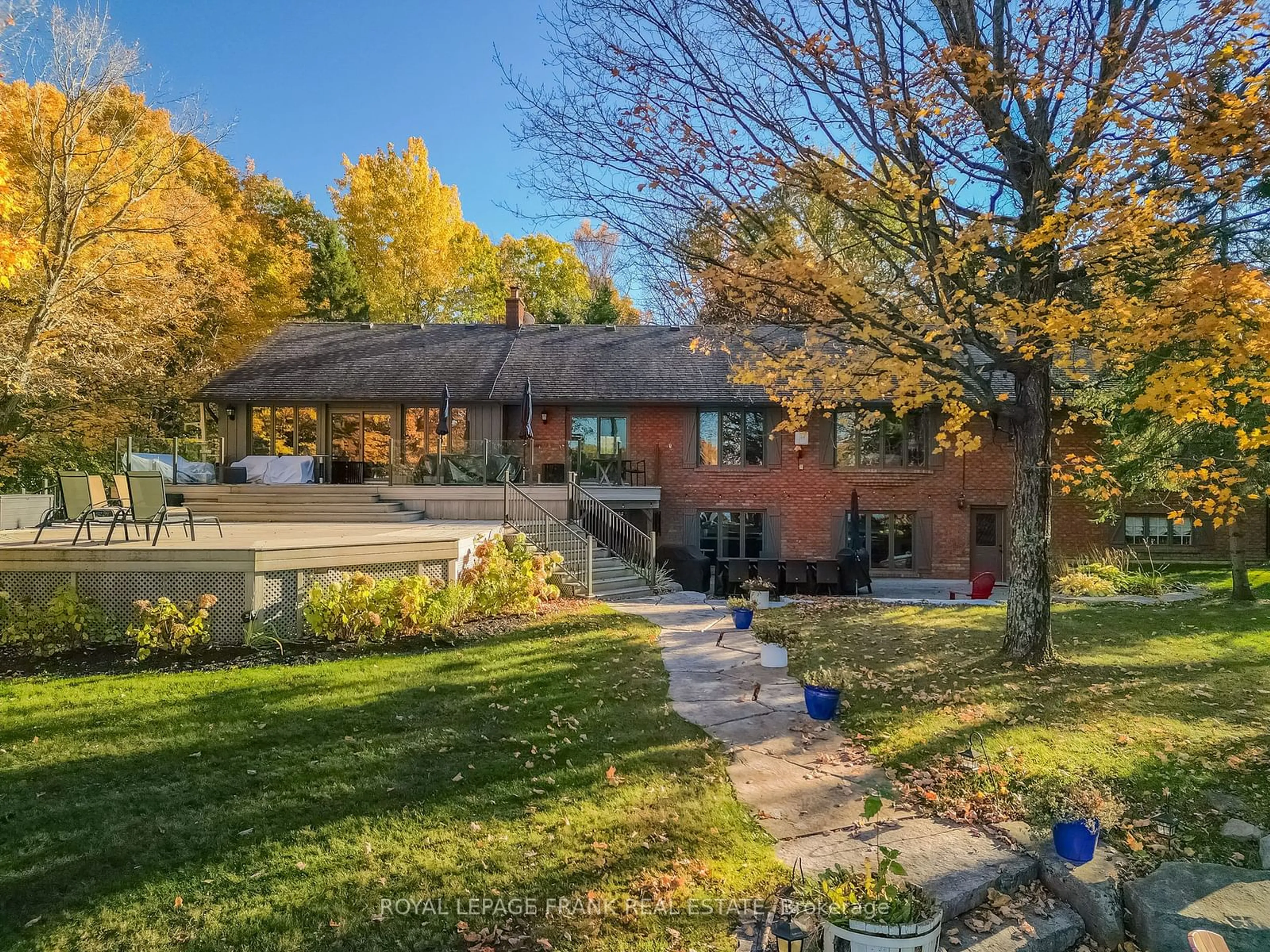 Frontside or backside of a home, the fenced backyard for 1187 Lakehurst Rd, Galway-Cavendish and Harvey Ontario K0L 1J0