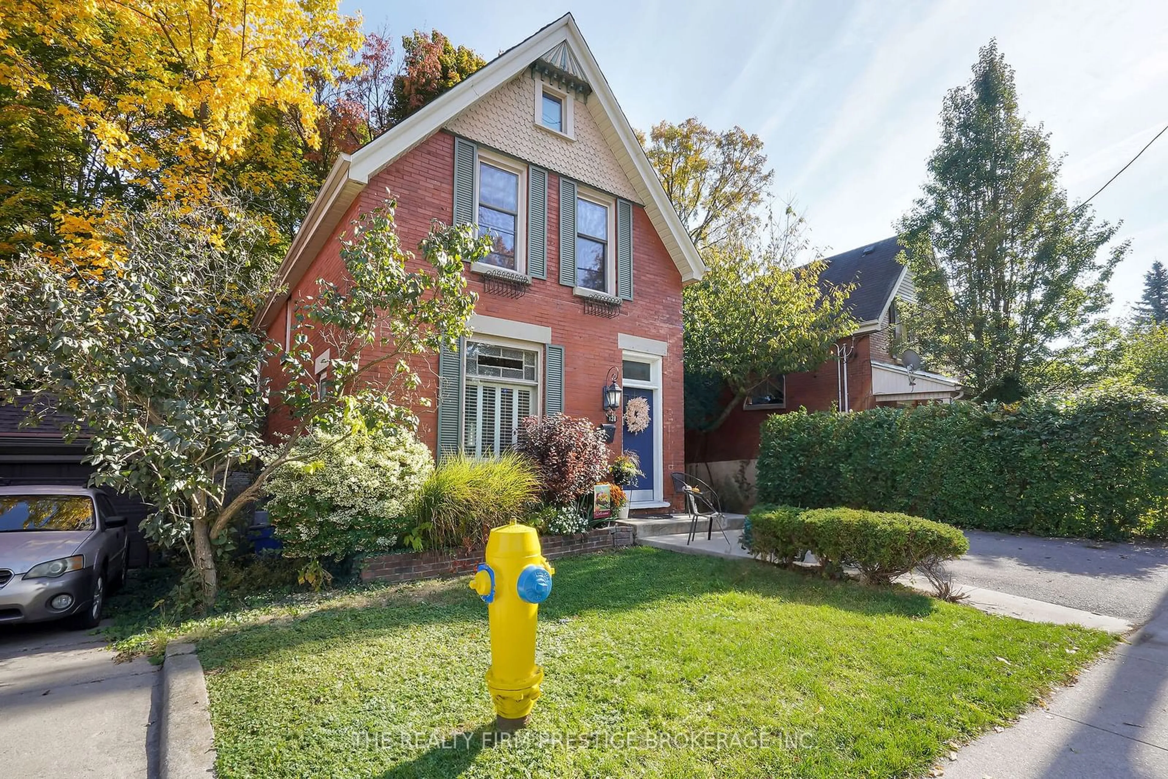 Frontside or backside of a home, the street view for 128 Ridout St, London Ontario N6C 3X6