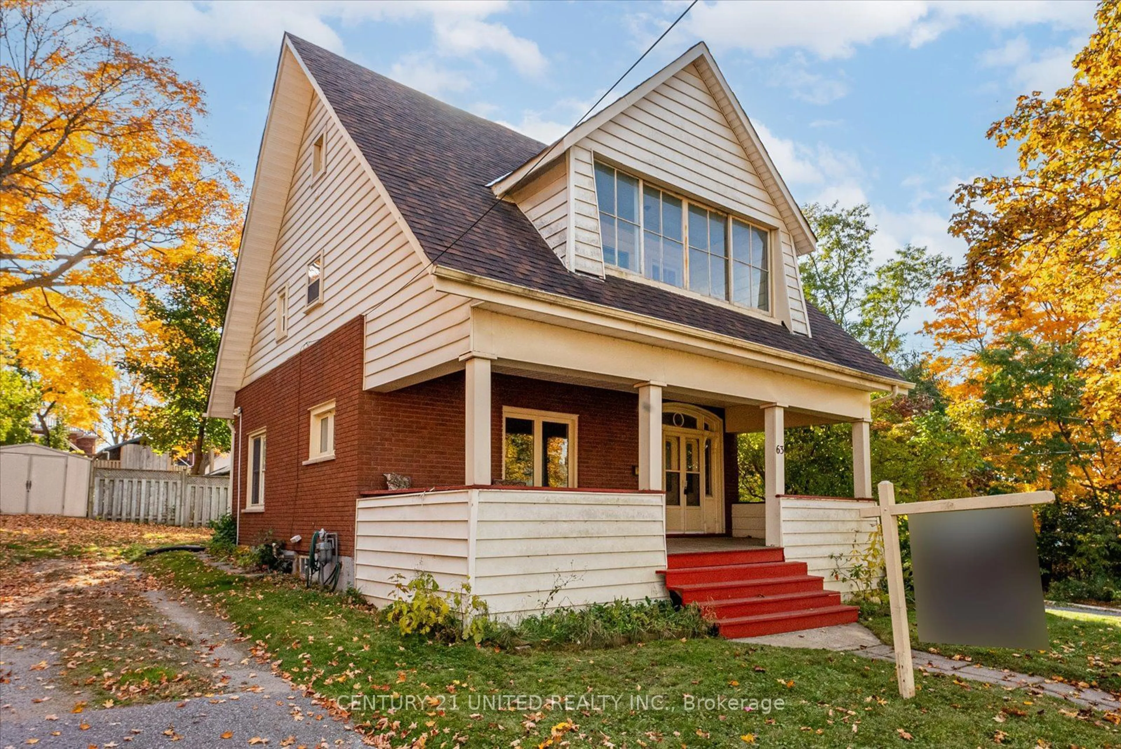 Home with brick exterior material for 63 Robinson St, Peterborough Ontario K9H 1E9