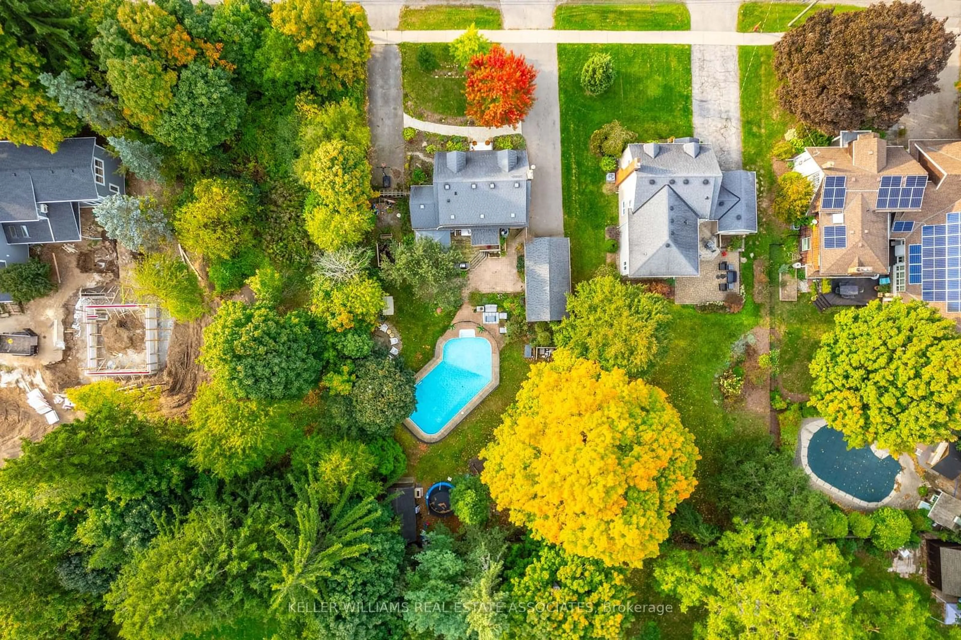 Frontside or backside of a home, the fenced backyard for 338 Parkside Dr, Hamilton Ontario L0R 2H0