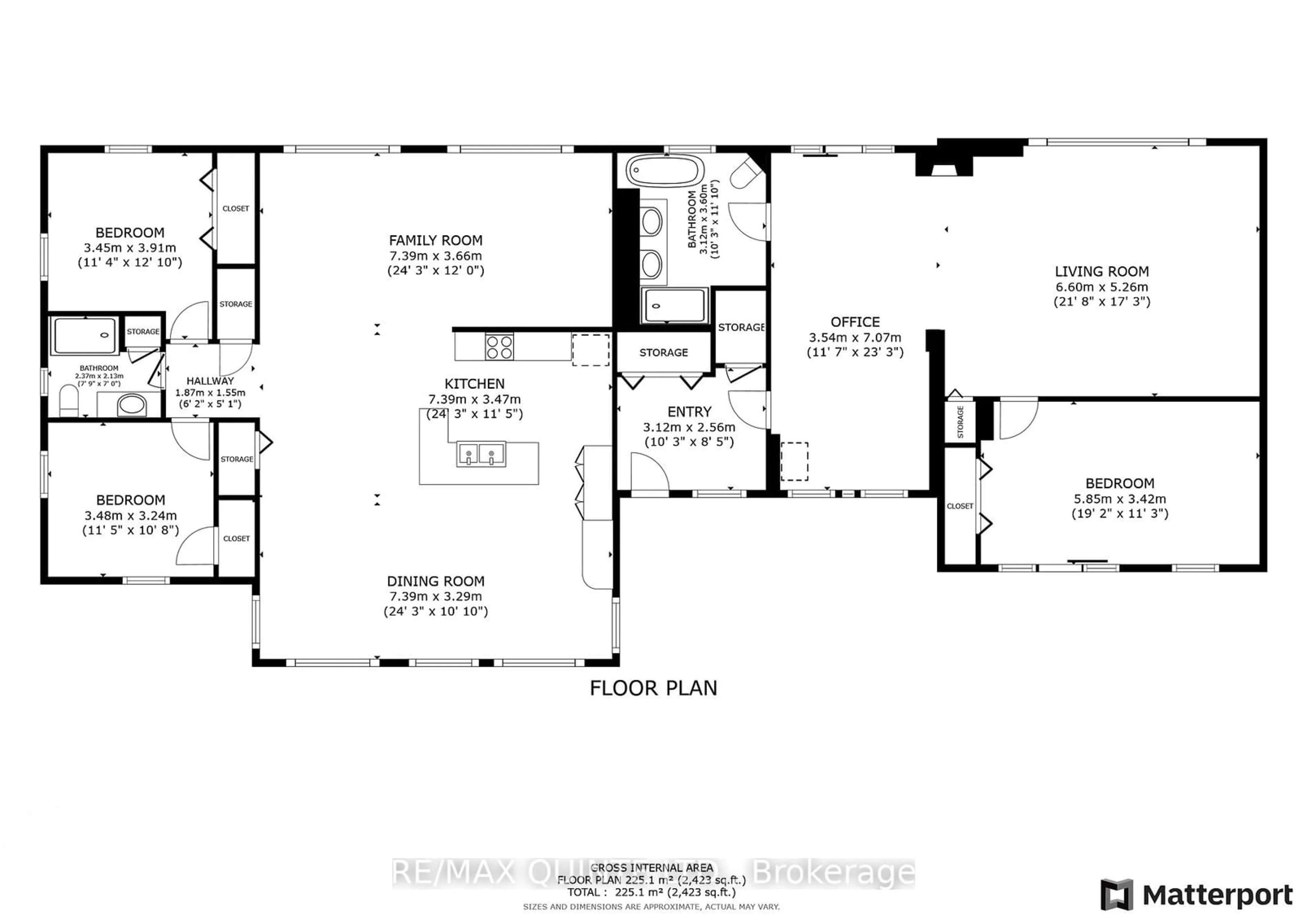 Floor plan for 511 Frankford-Stirling Rd, Quinte West Ontario K0K 2C0