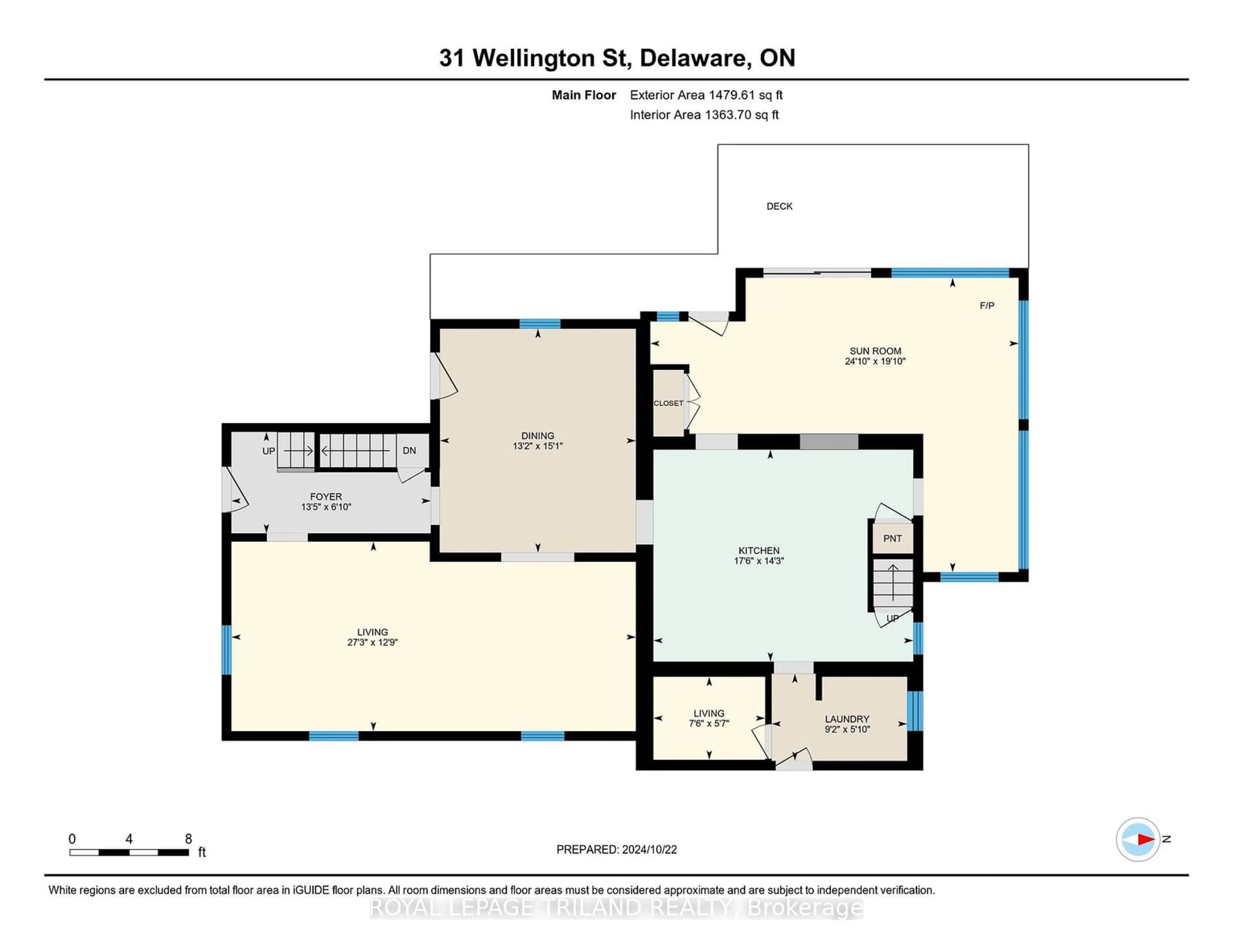 Floor plan for 31 Wellington St, Middlesex Centre Ontario N0L 1E0