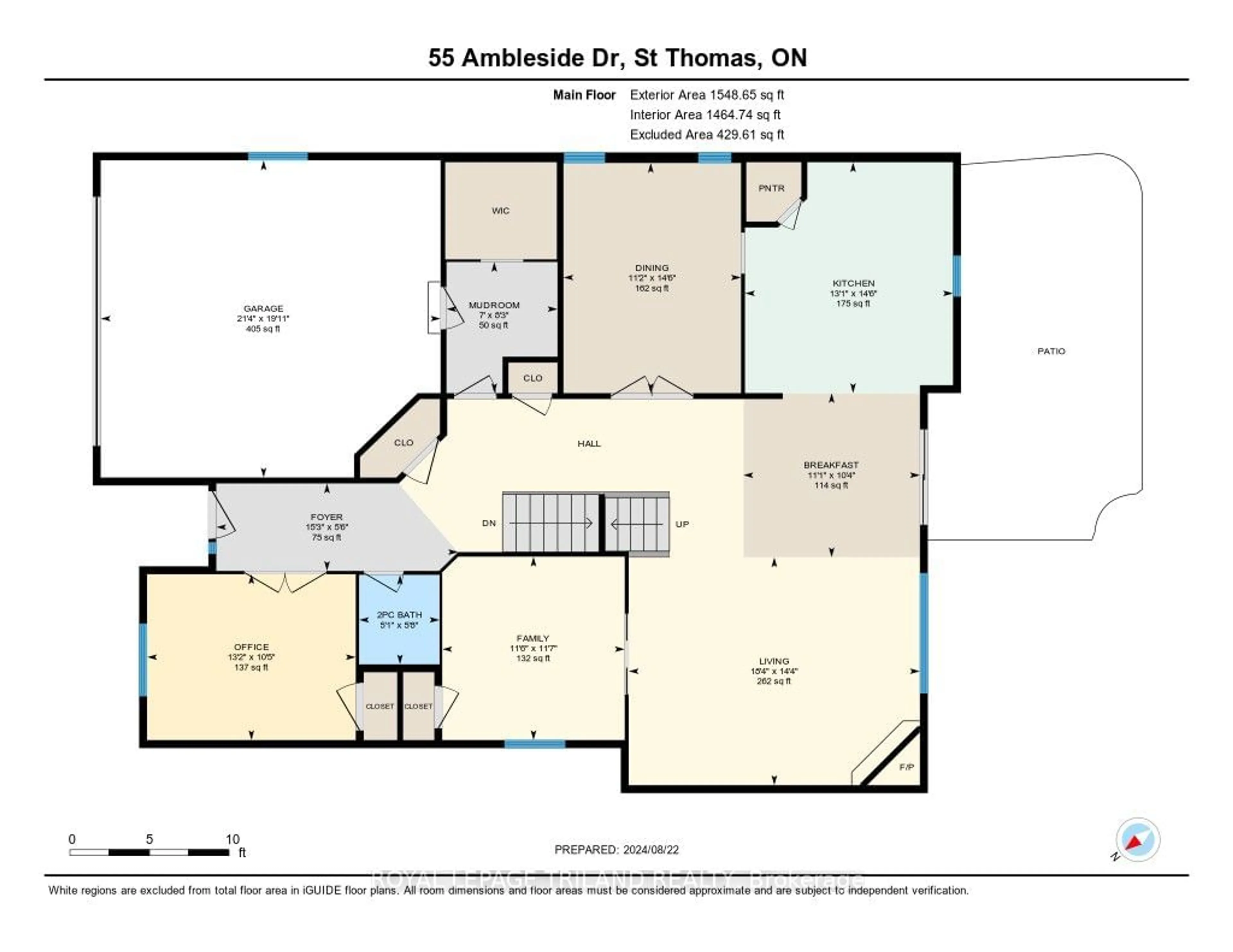 Floor plan for 55 Ambleside Dr, St. Thomas Ontario N5P 0C4