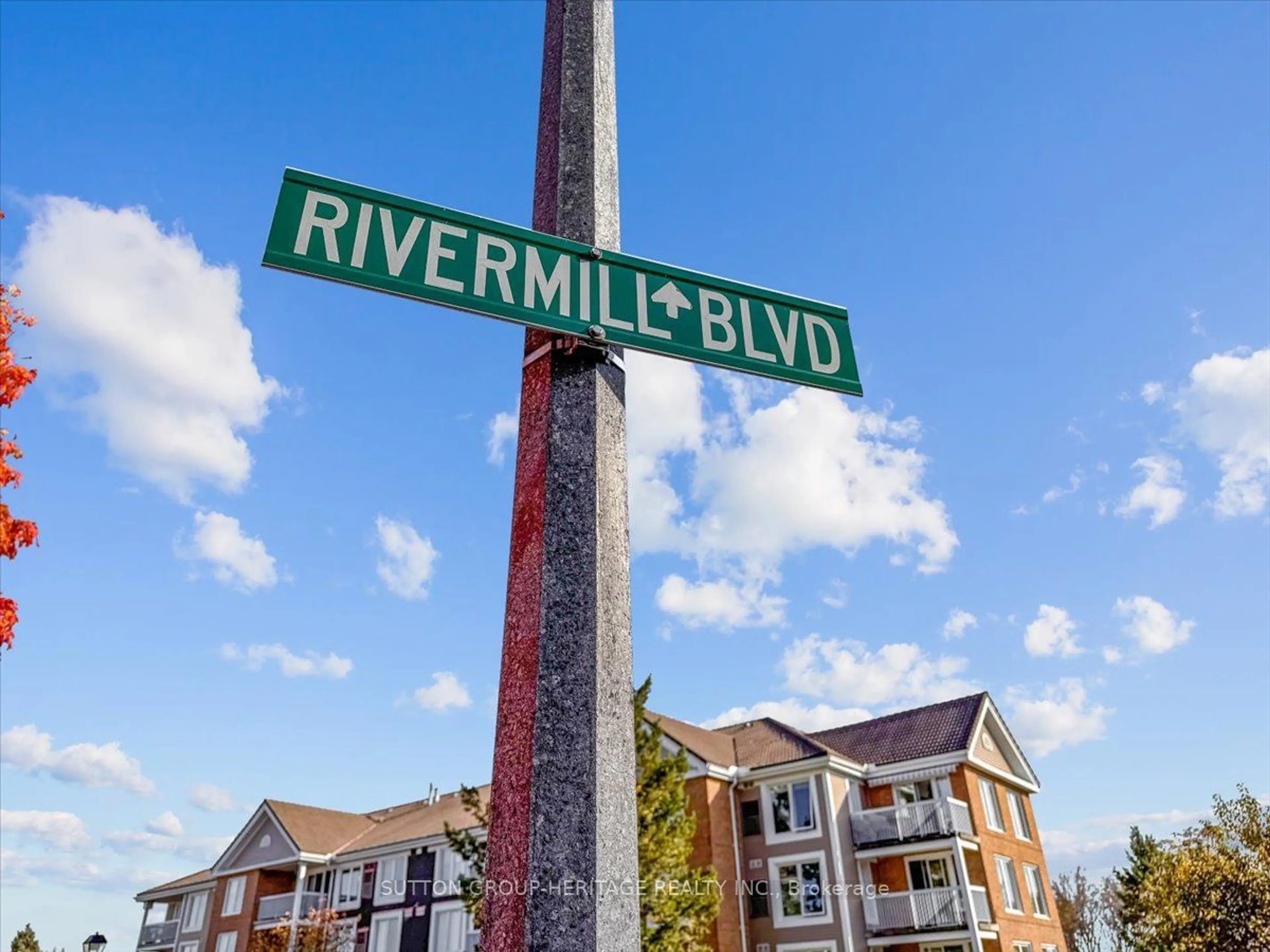 A pic from exterior of the house or condo, the street view for 50 Rivermill Blvd #407, Kawartha Lakes Ontario K9V 6C1