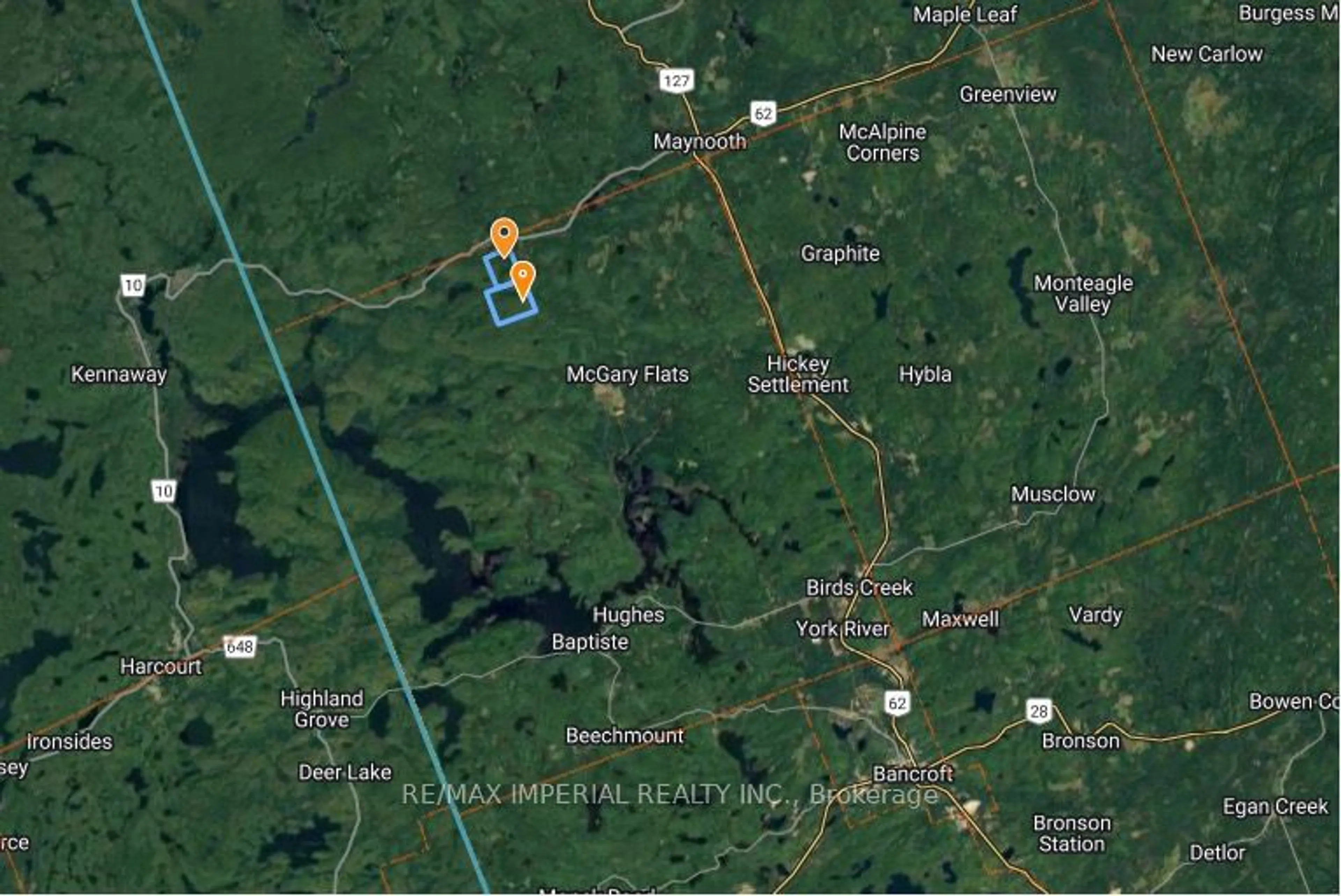 Picture of a map for 1379B Peterson Rd, Hastings Highlands Ontario K0L 2S0