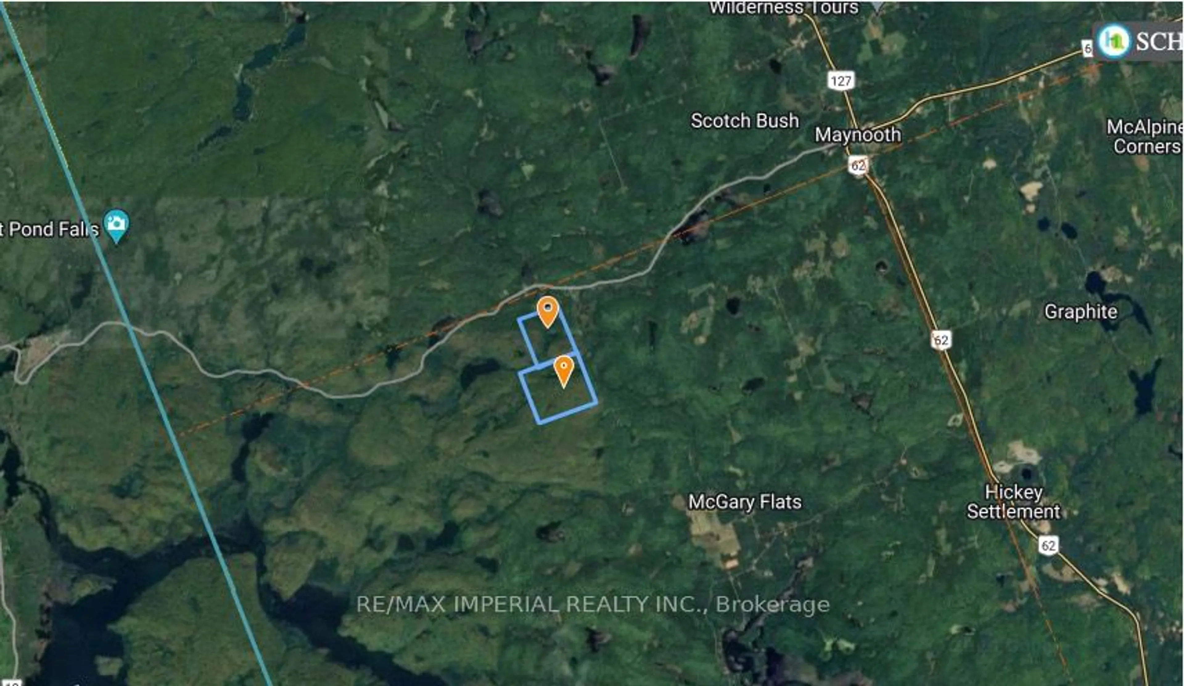 Picture of a map for 1379B Peterson Rd, Hastings Highlands Ontario K0L 2S0