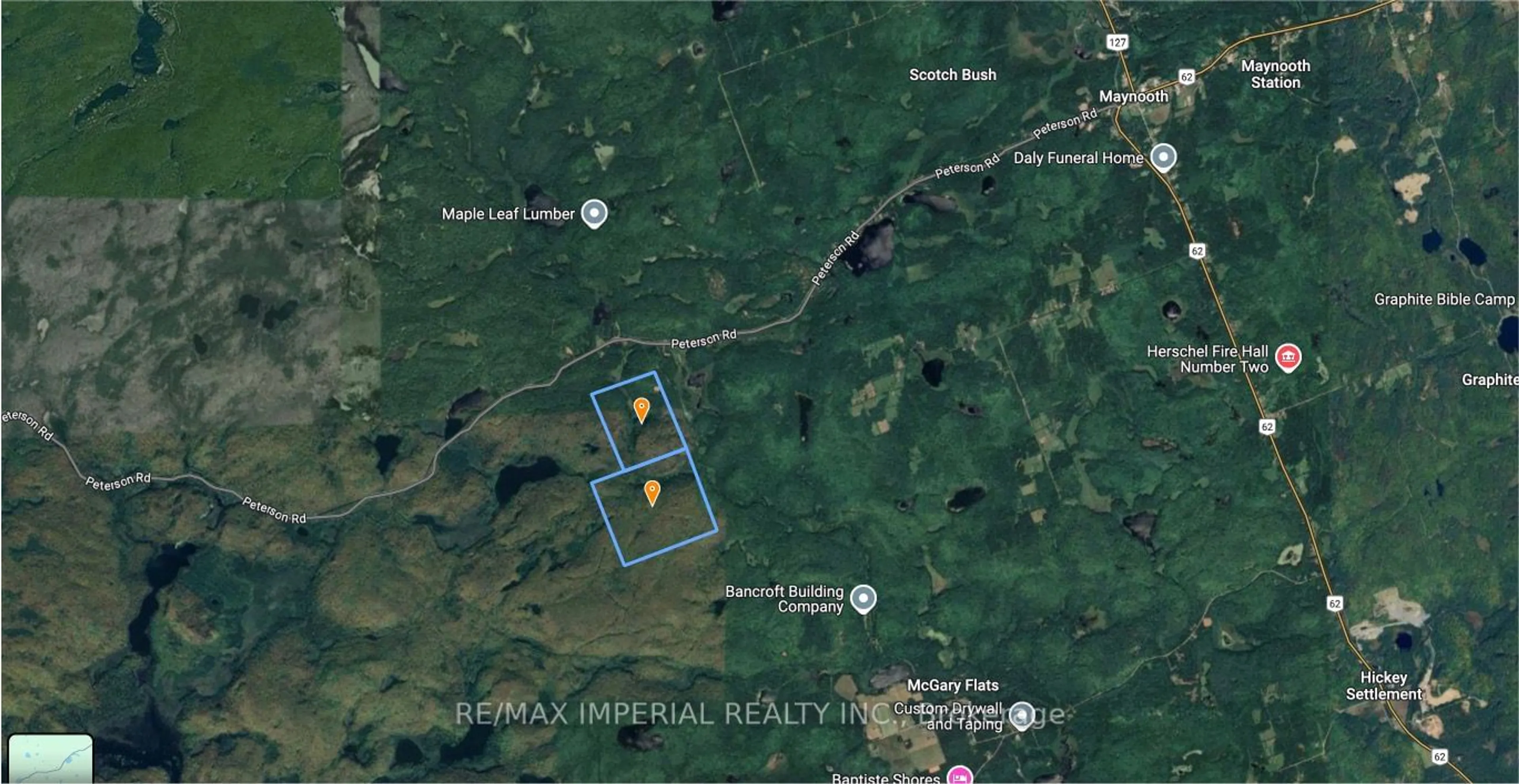 Picture of a map for 1379B Peterson Rd, Hastings Highlands Ontario K0L 2S0