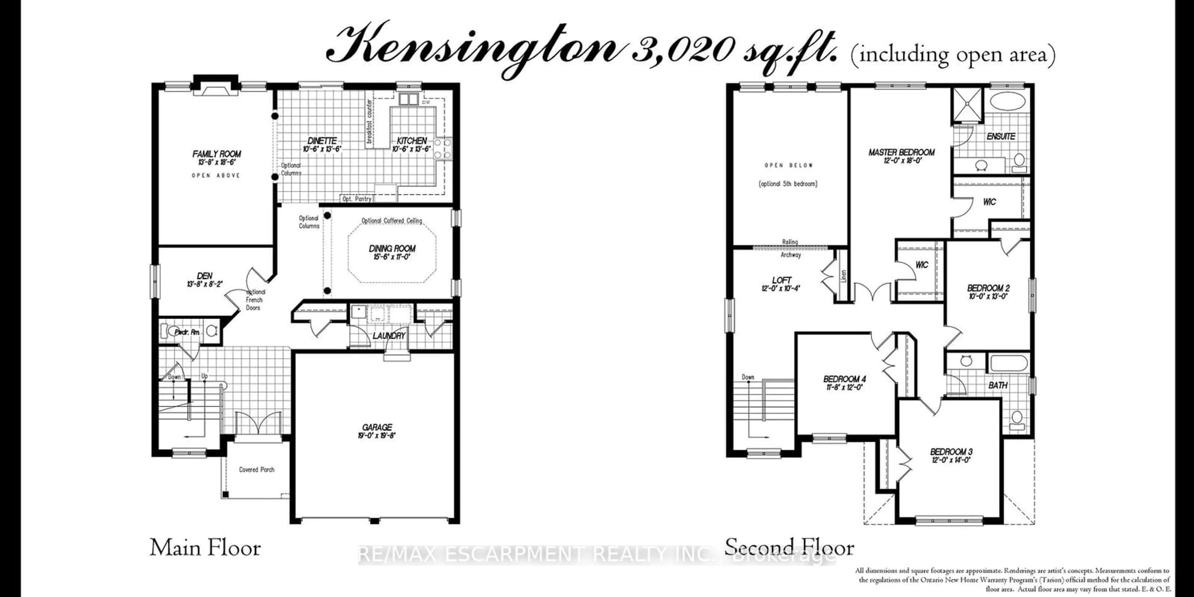 Floor plan for Lot 3 Twenty Rd, Hamilton Ontario L0R 1W0