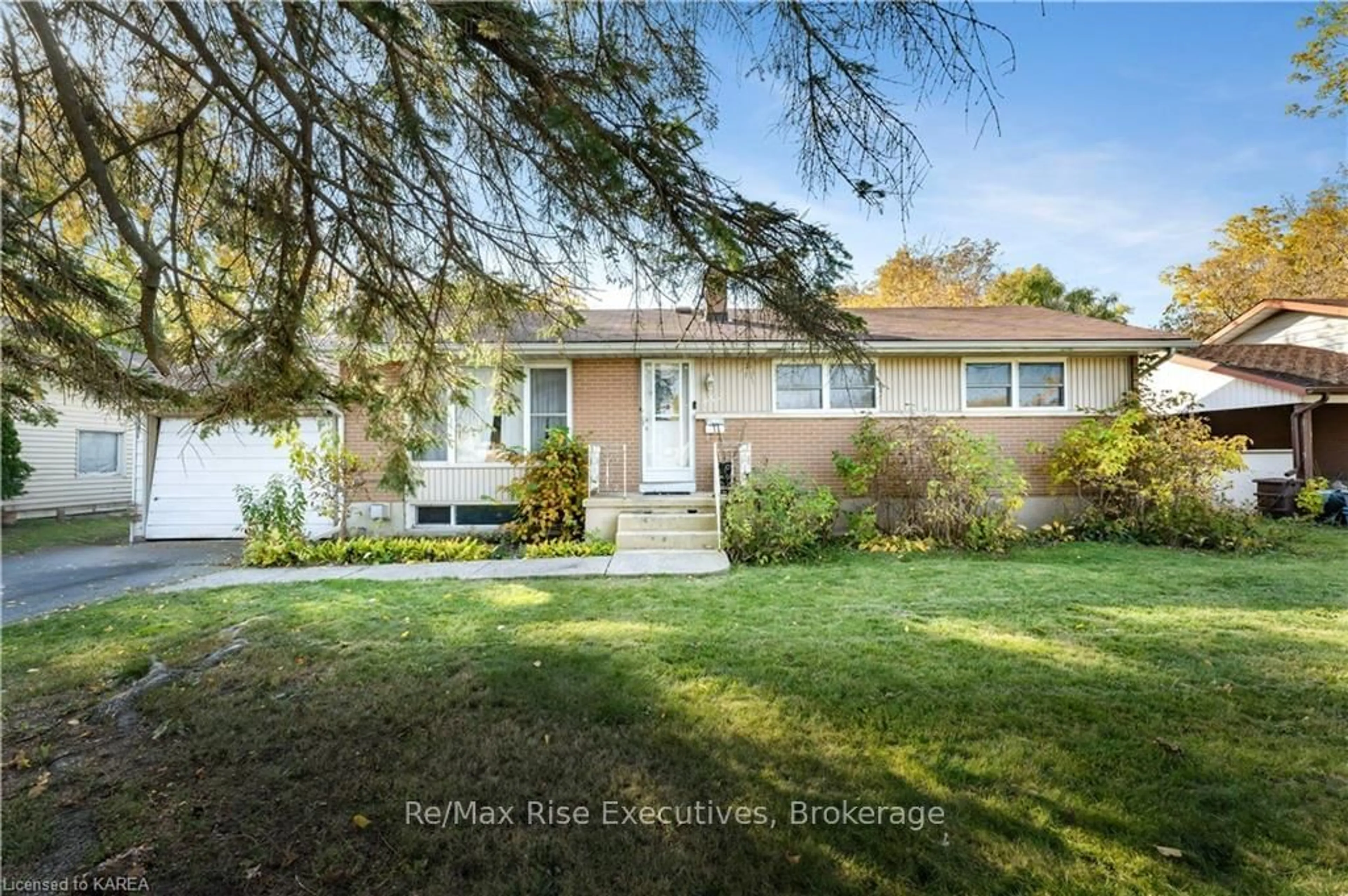 Frontside or backside of a home, the fenced backyard for 459 MCEWEN Dr, Kingston Ontario K7M 3W6