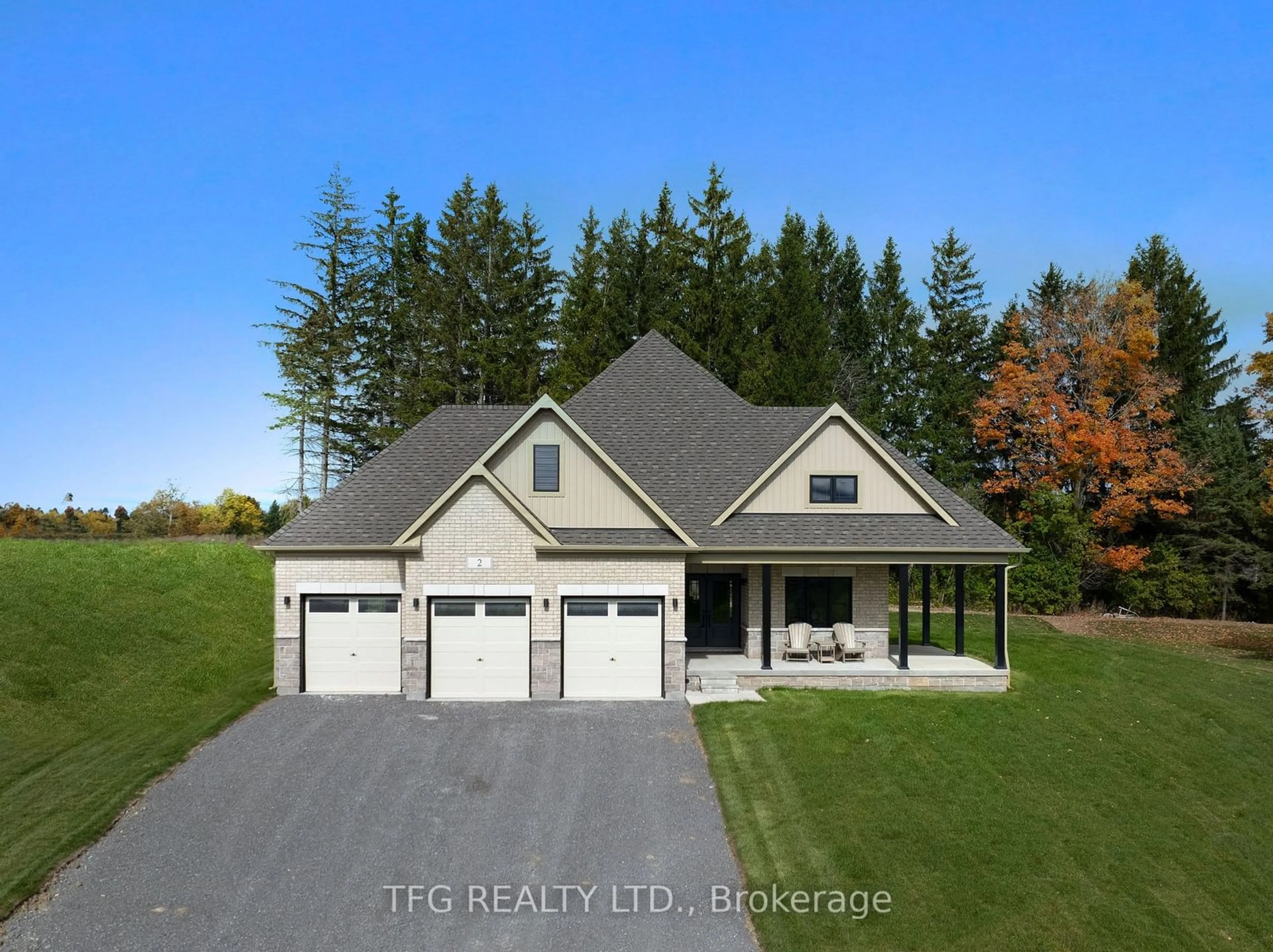 Frontside or backside of a home, cottage for 2 Cameron Crt, Cavan Monaghan Ontario L0A 1C0