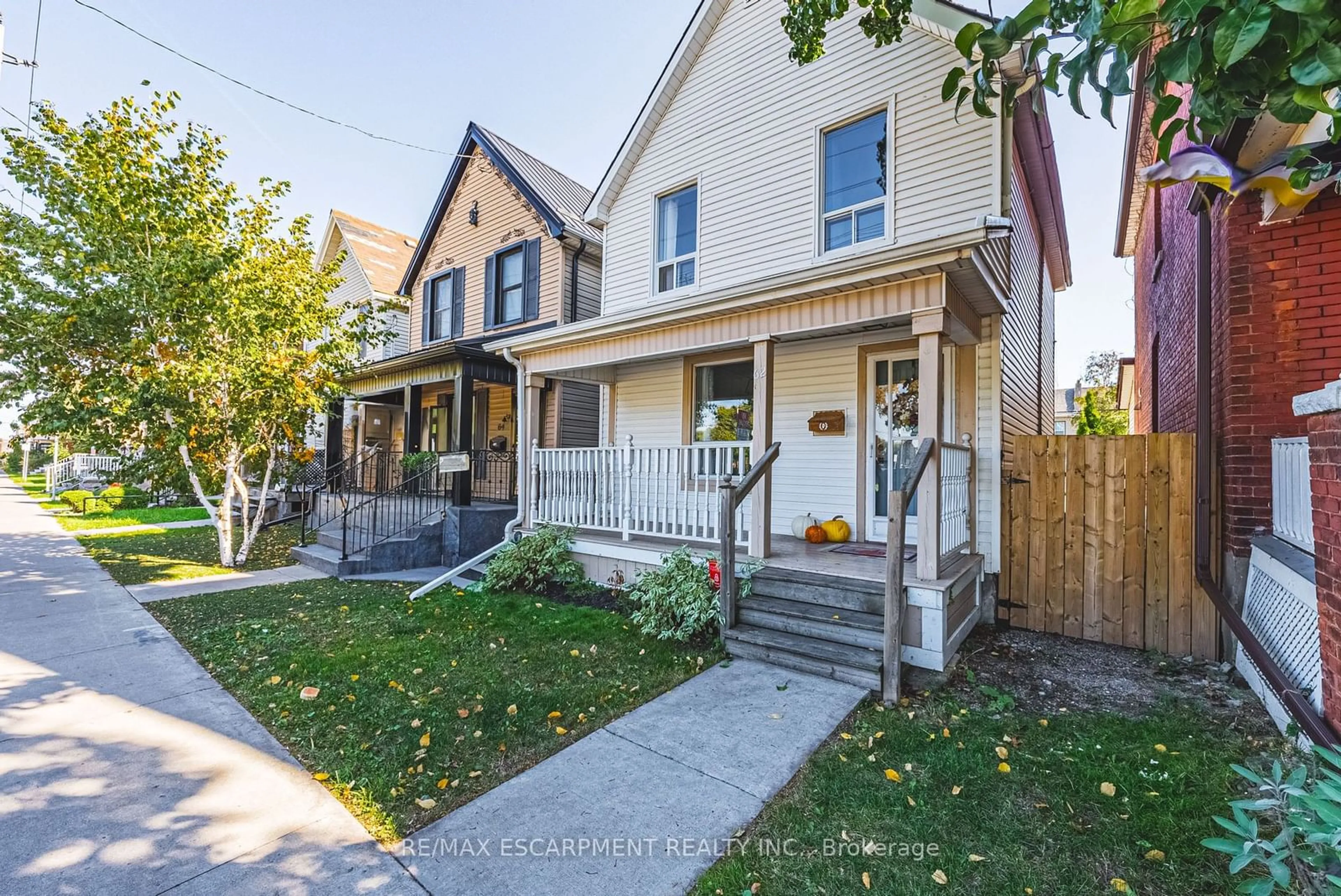 Frontside or backside of a home, the street view for 62 Birch Ave, Hamilton Ontario L8L 6H7