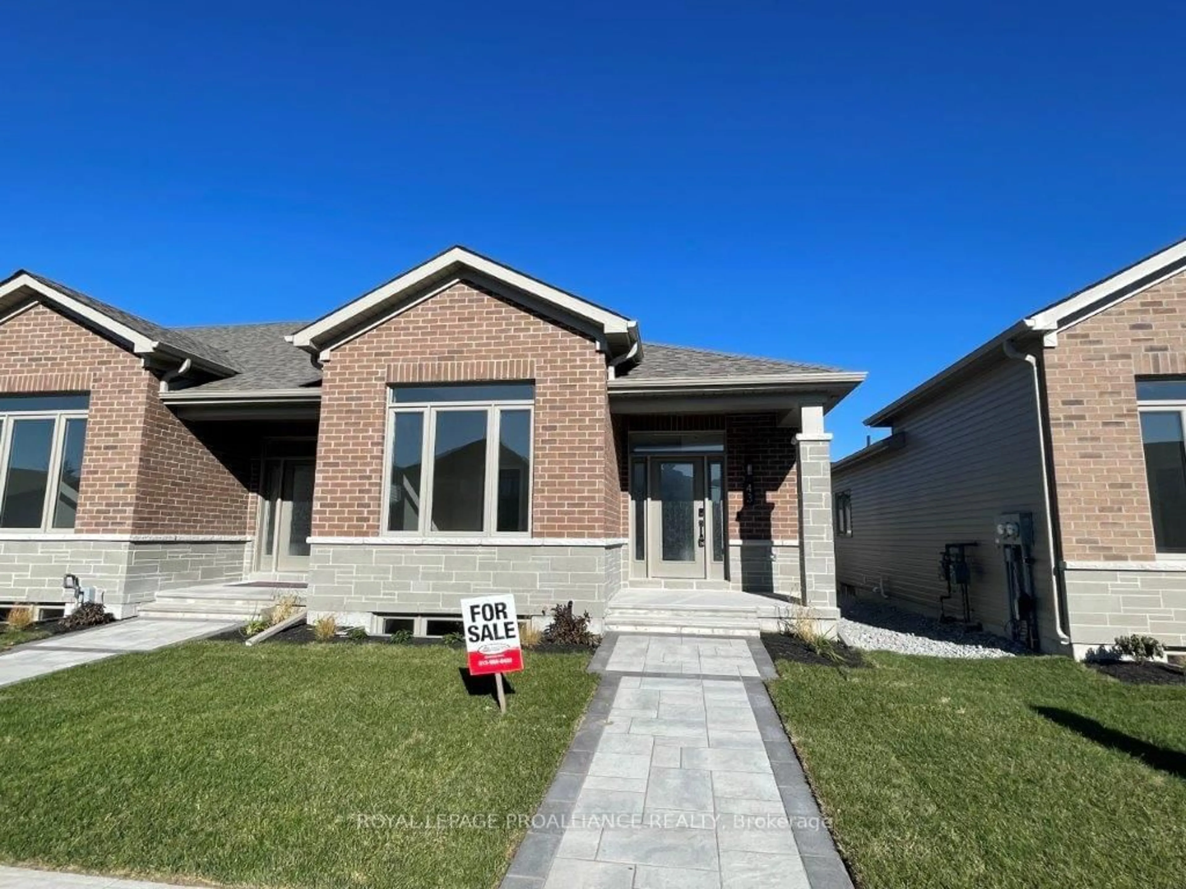 Frontside or backside of a home, the street view for 43 Athabaska Dr, Belleville Ontario K8N 0T1