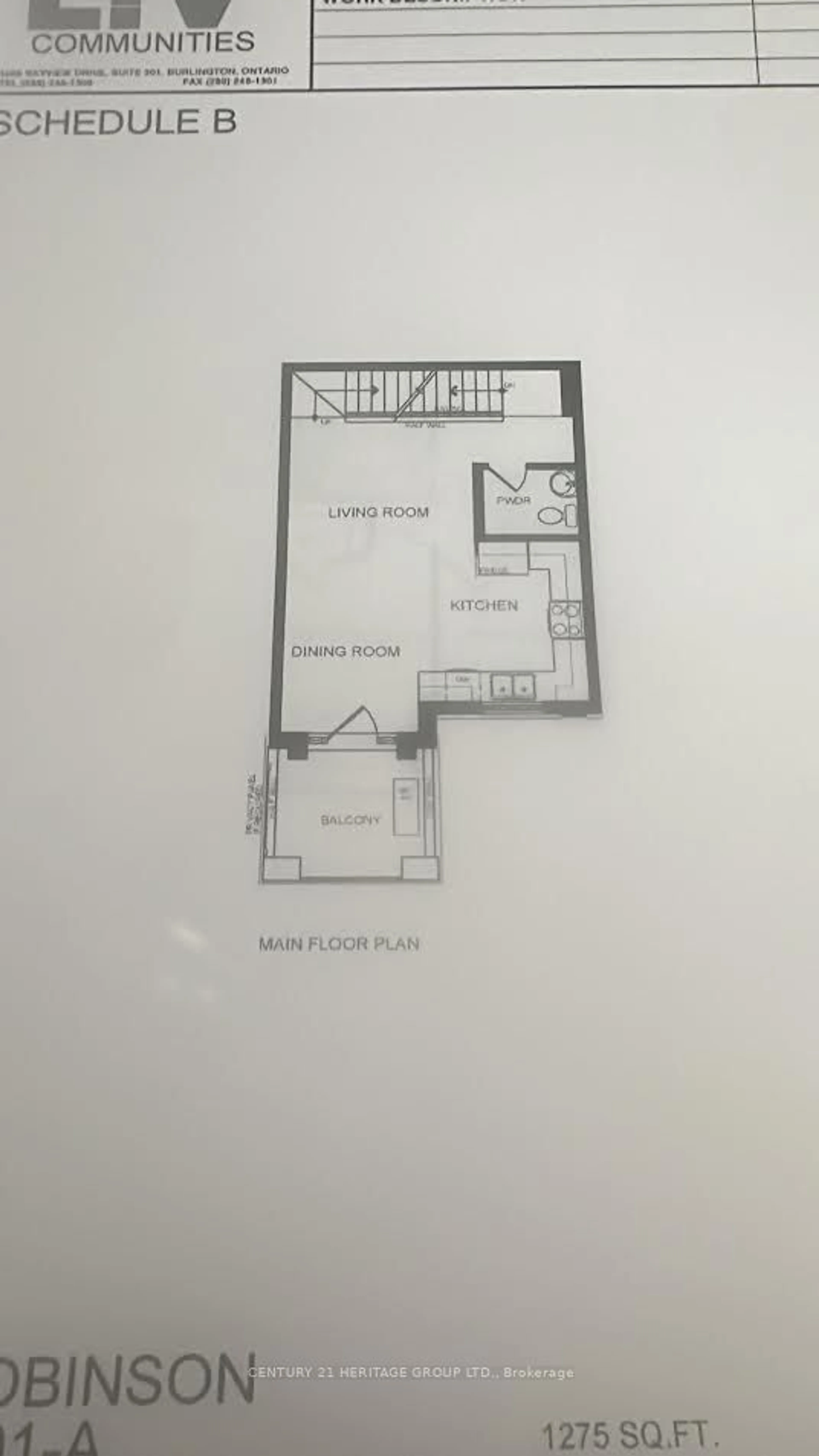 Floor plan for 620 Colborne St #2, Brantford Ontario N3T 0Y1