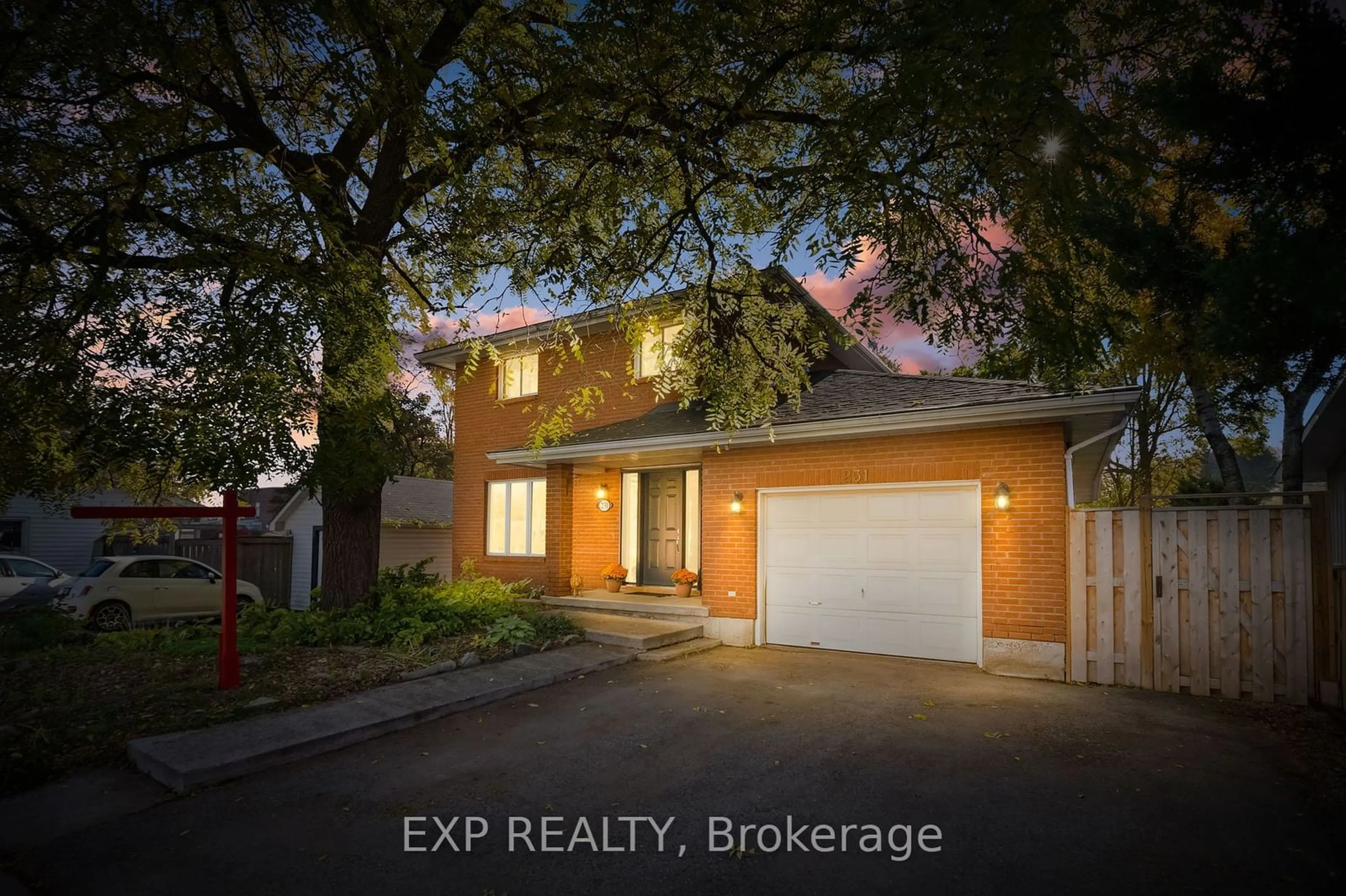 Frontside or backside of a home, the street view for 231 Bellevue St, Peterborough Ontario K9H 5E6