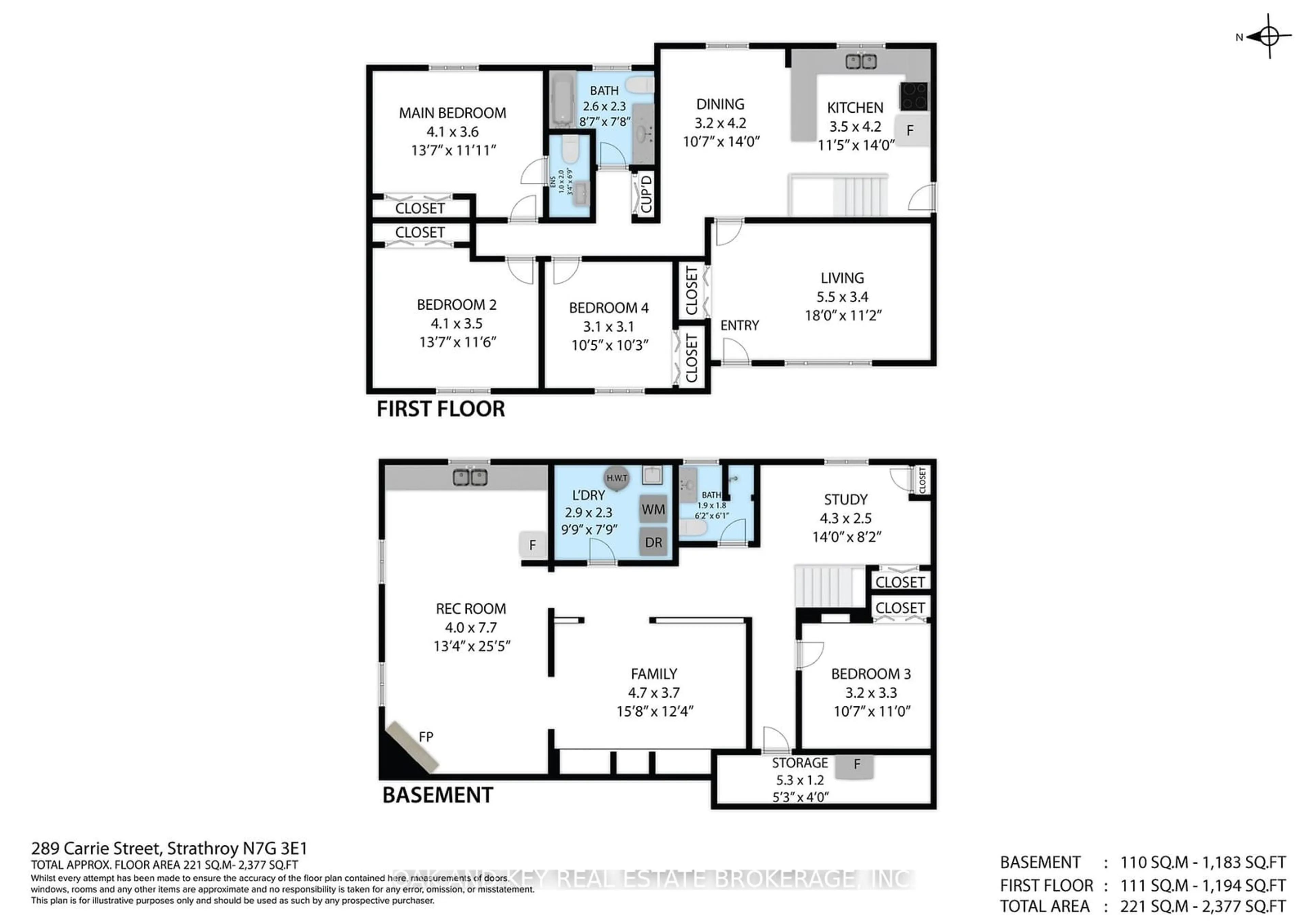 Floor plan for 289 Carrie St, Strathroy-Caradoc Ontario N7G 3C9