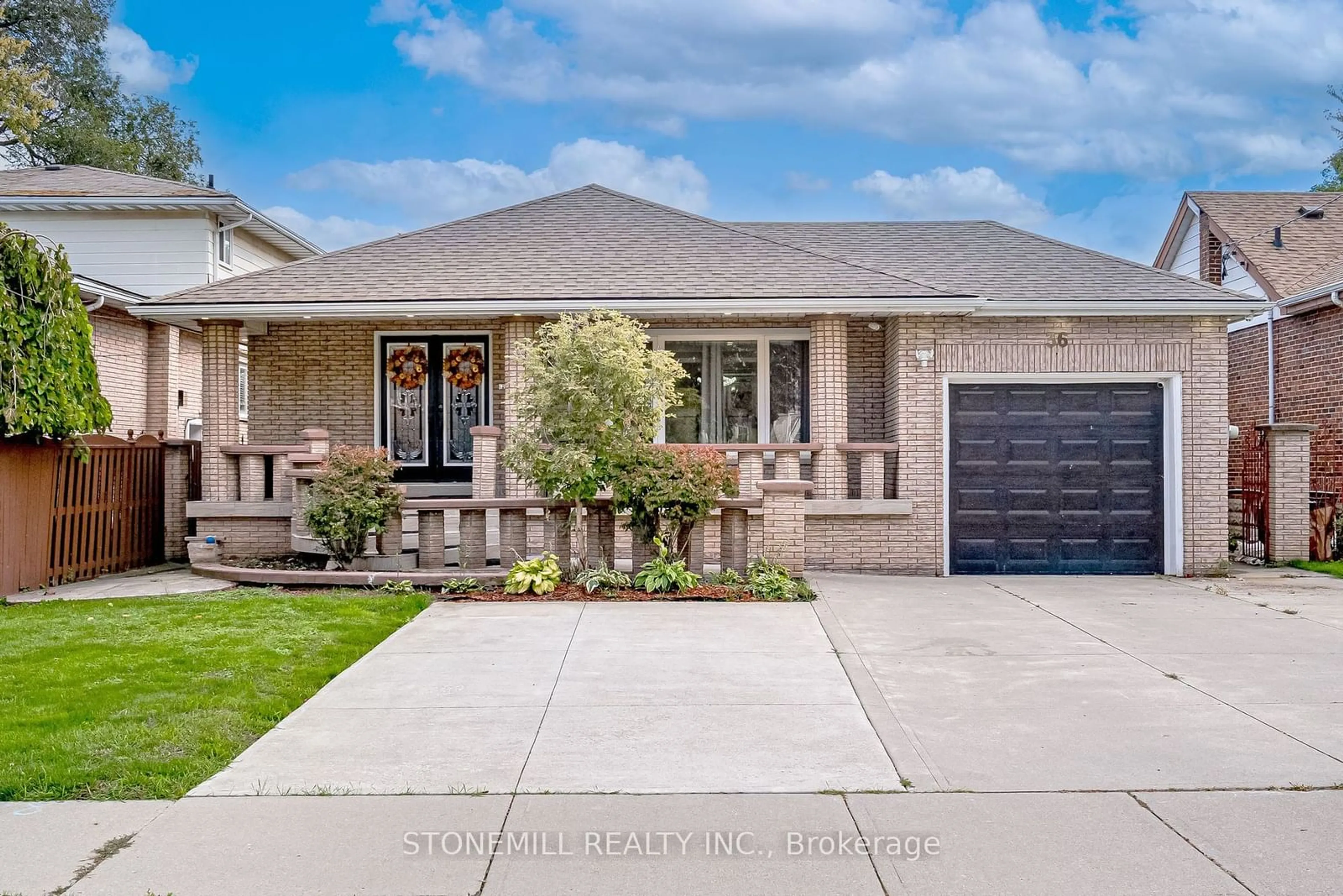 Home with brick exterior material for 36 Blenheim Dr, Hamilton Ontario L8E 1W2