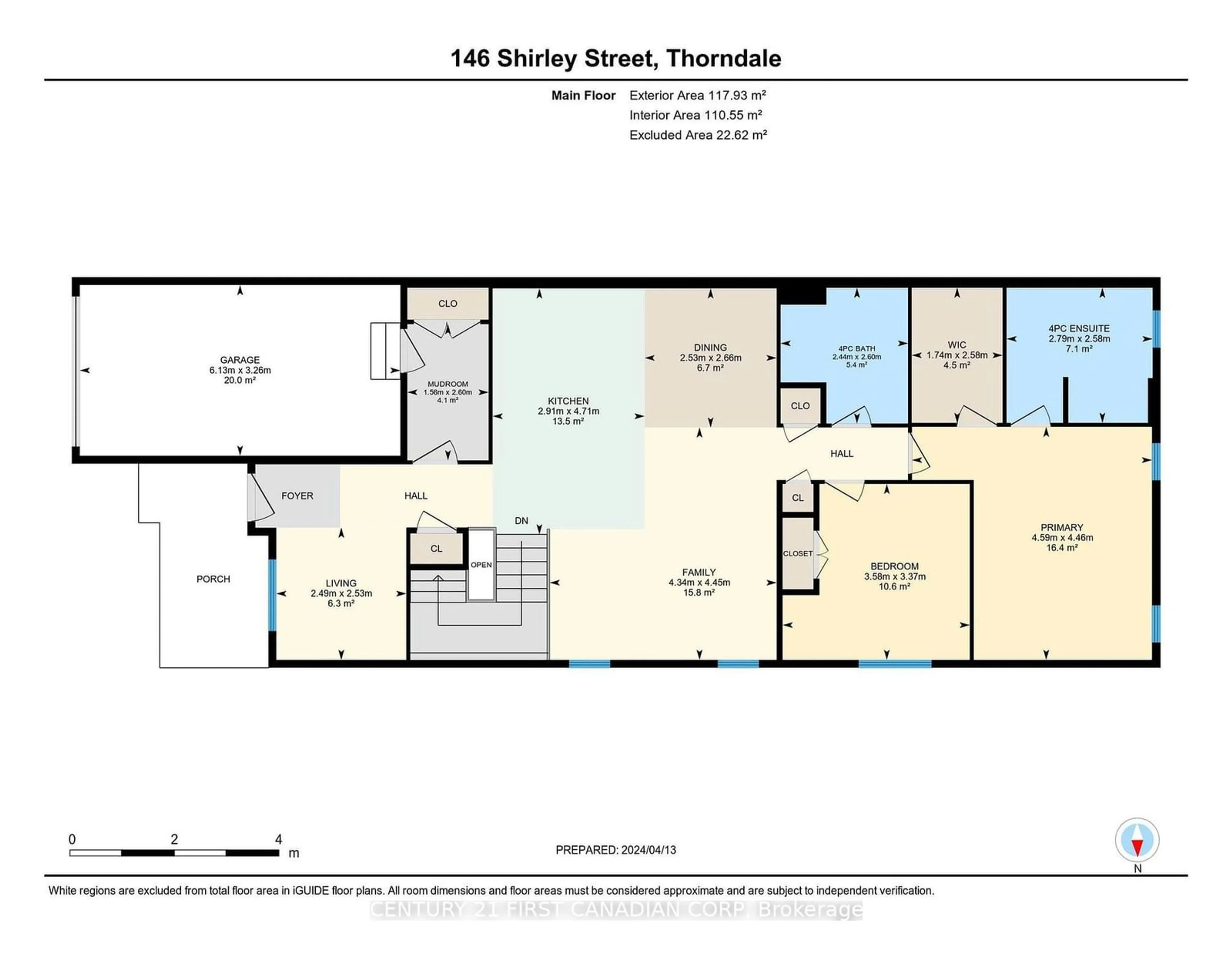 Floor plan for 146 Shirley St, Thames Centre Ontario N0M 2P0