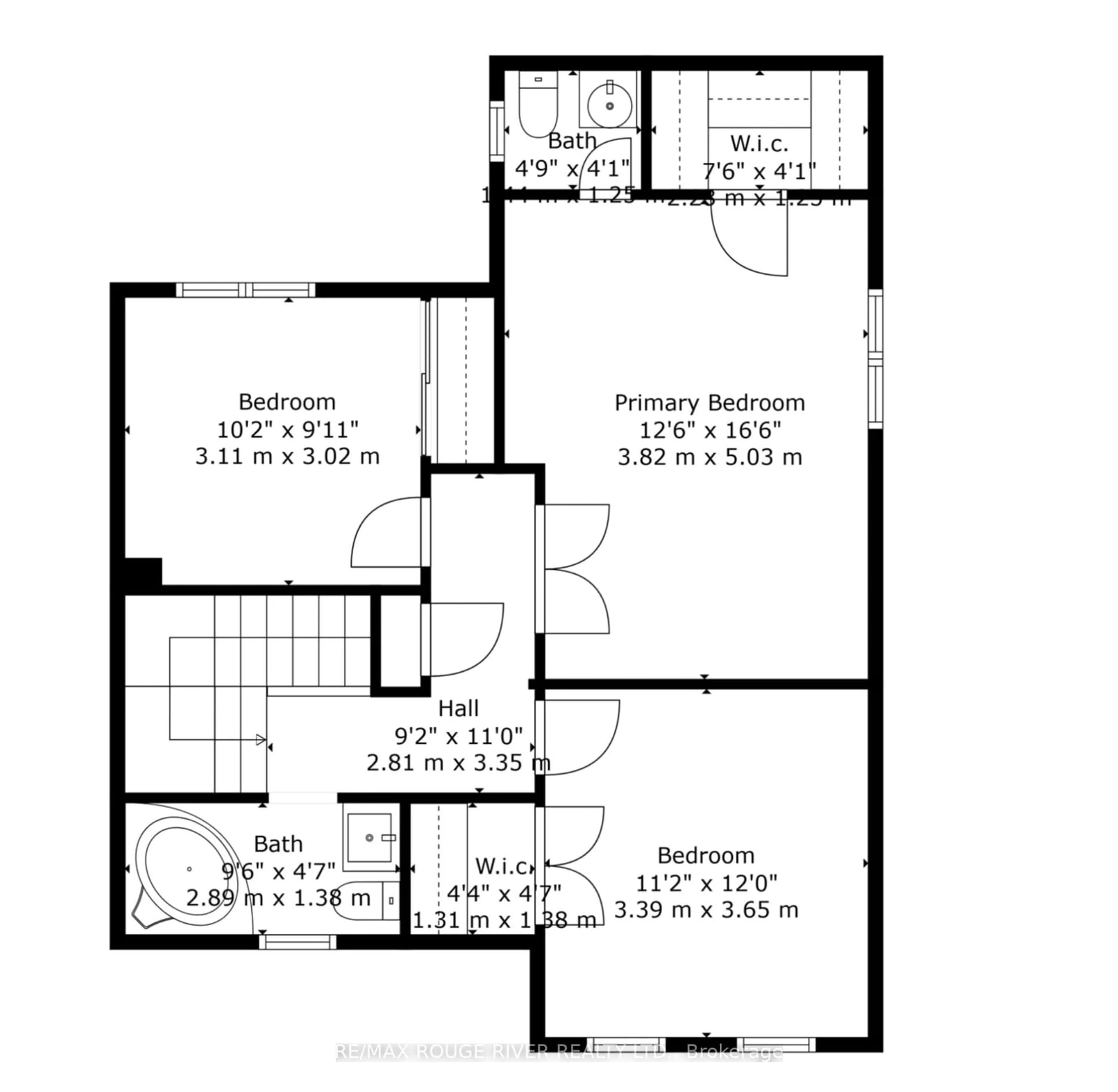 Floor plan for 786 Beatty Cres, Cobourg Ontario K9A 5K7