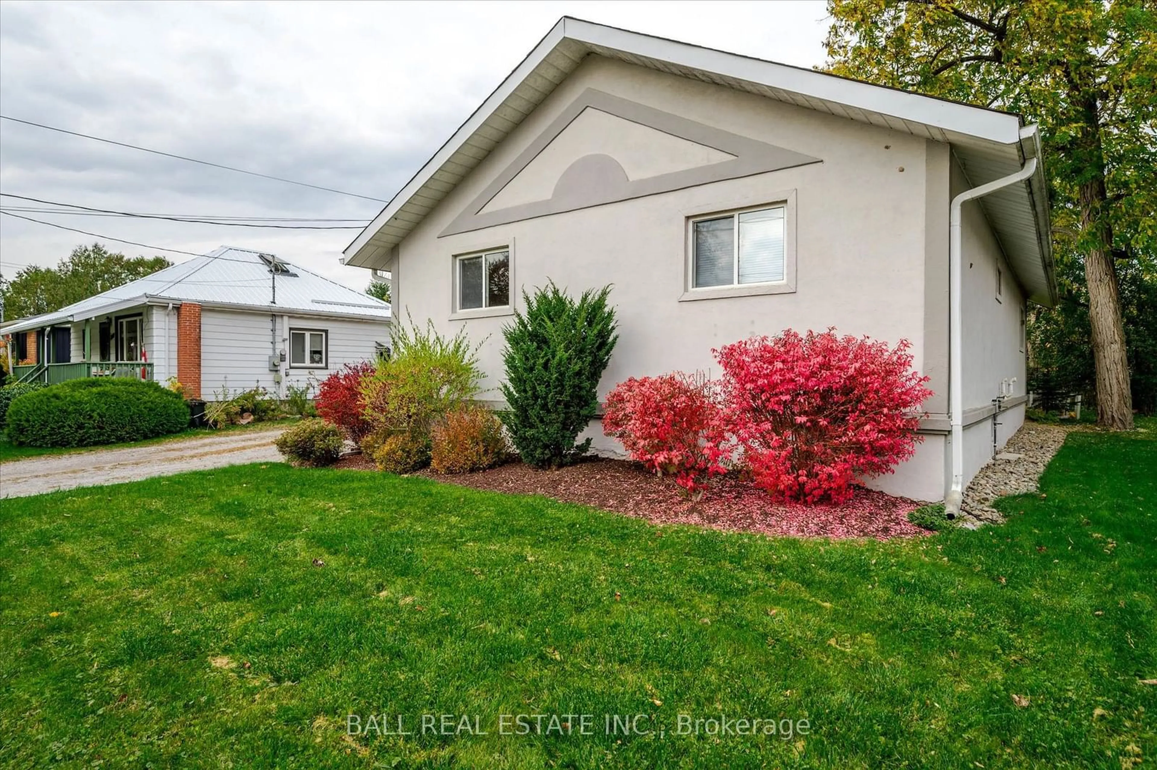 Frontside or backside of a home, the fenced backyard for 36 Strickland St, Smith-Ennismore-Lakefield Ontario K0L 2H0