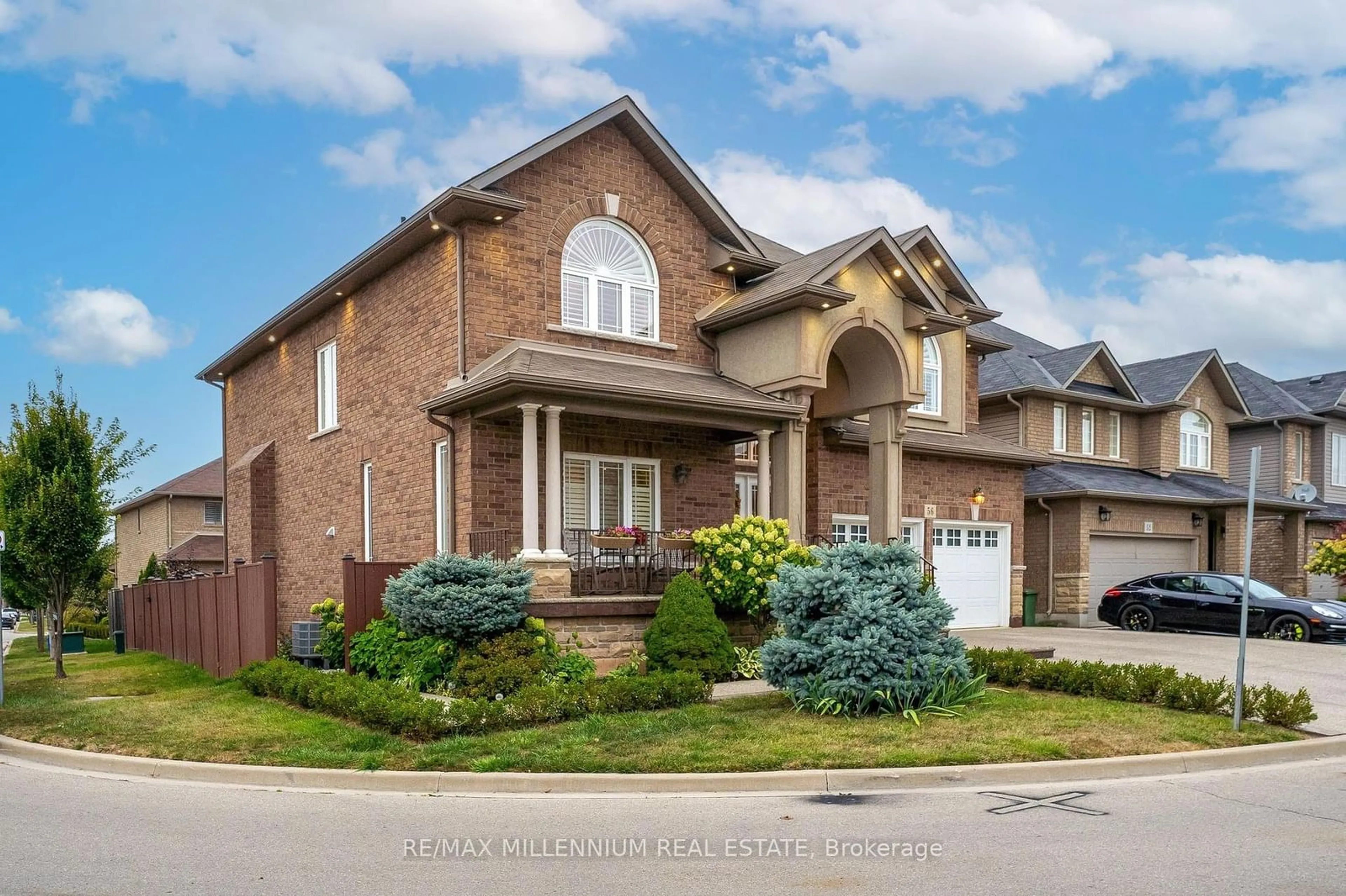 Frontside or backside of a home, the street view for 56 Pelech Cres, Hamilton Ontario L0R 1P0